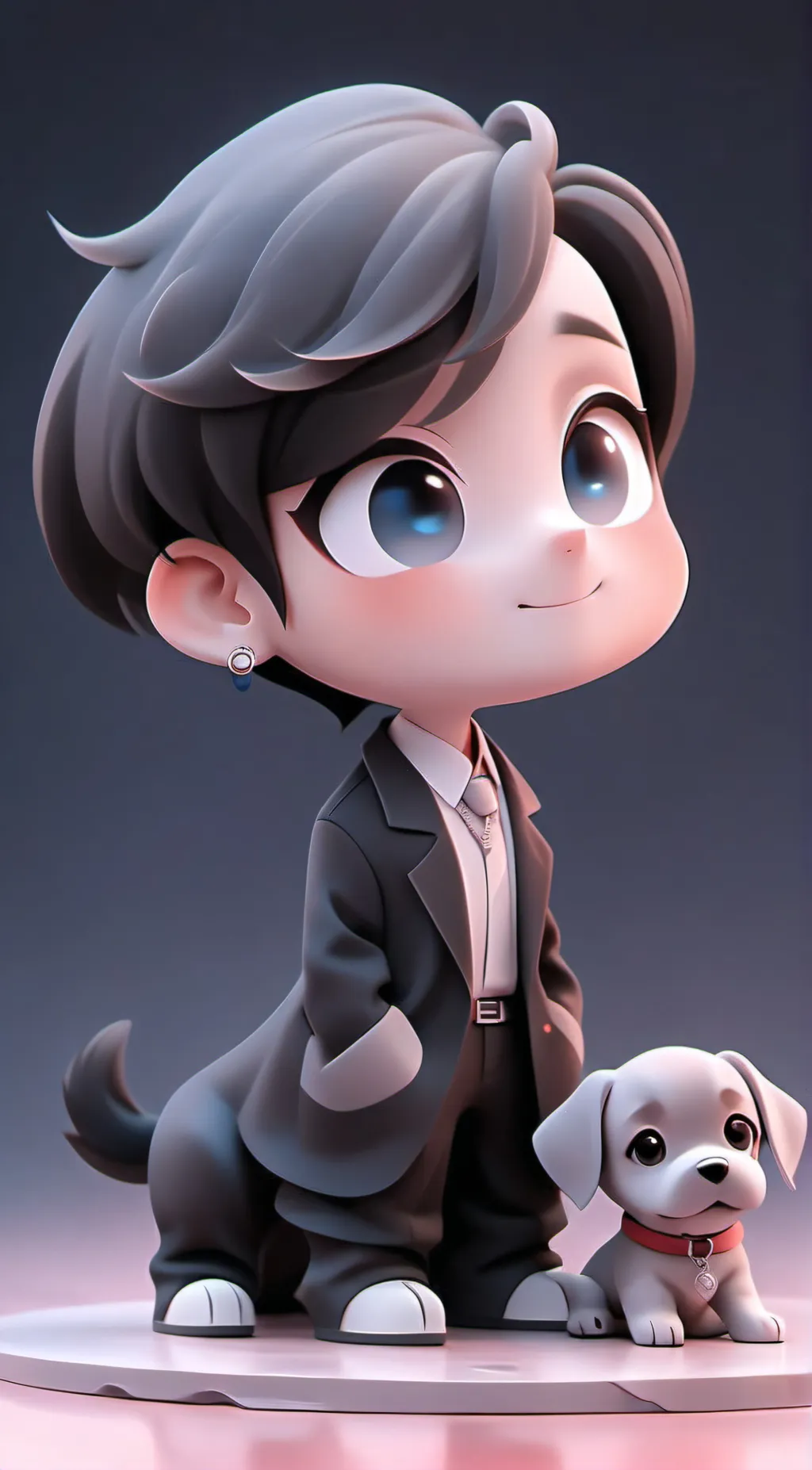 ai character: Justin  background