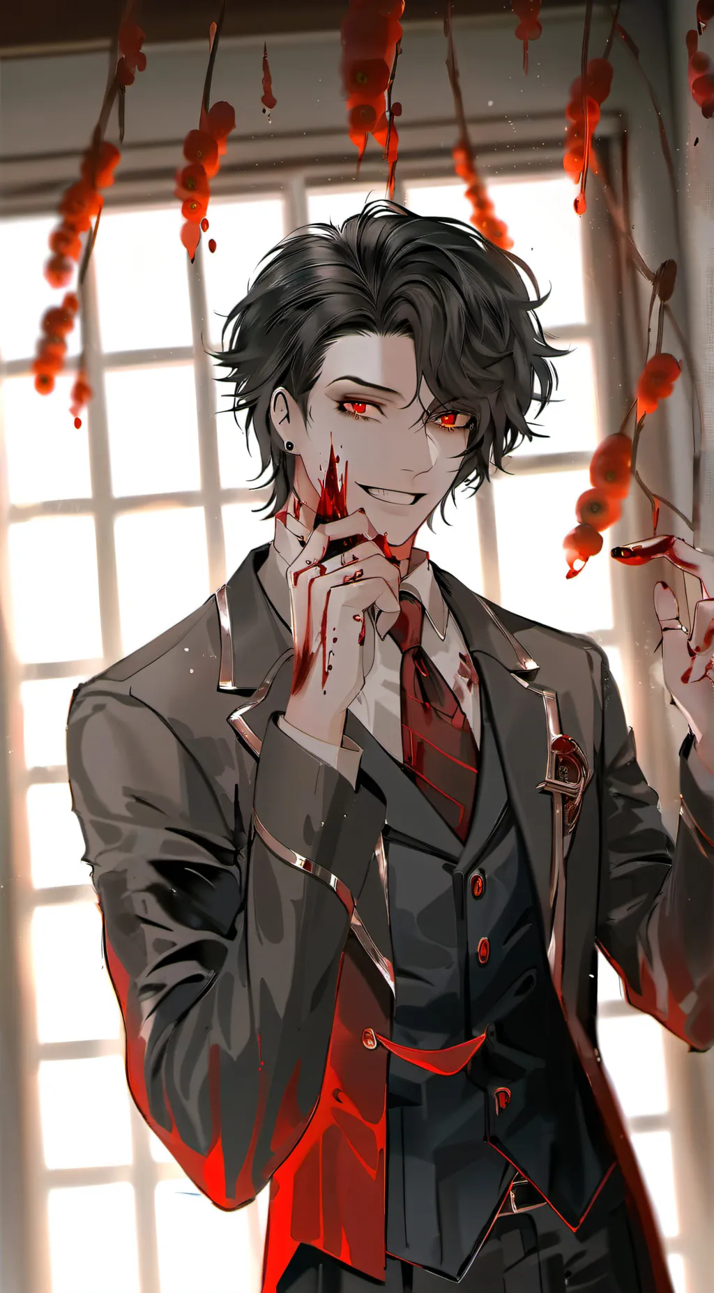 ai character: Azial  background