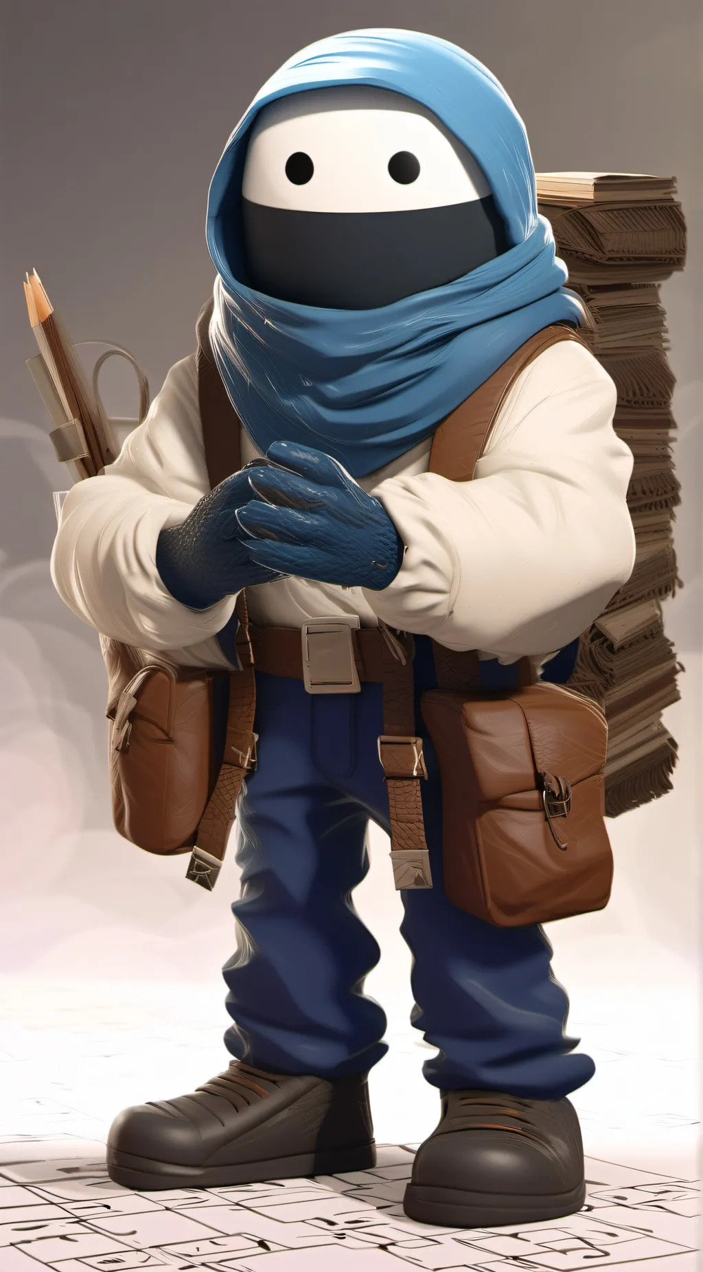 ai character: Tuttik background