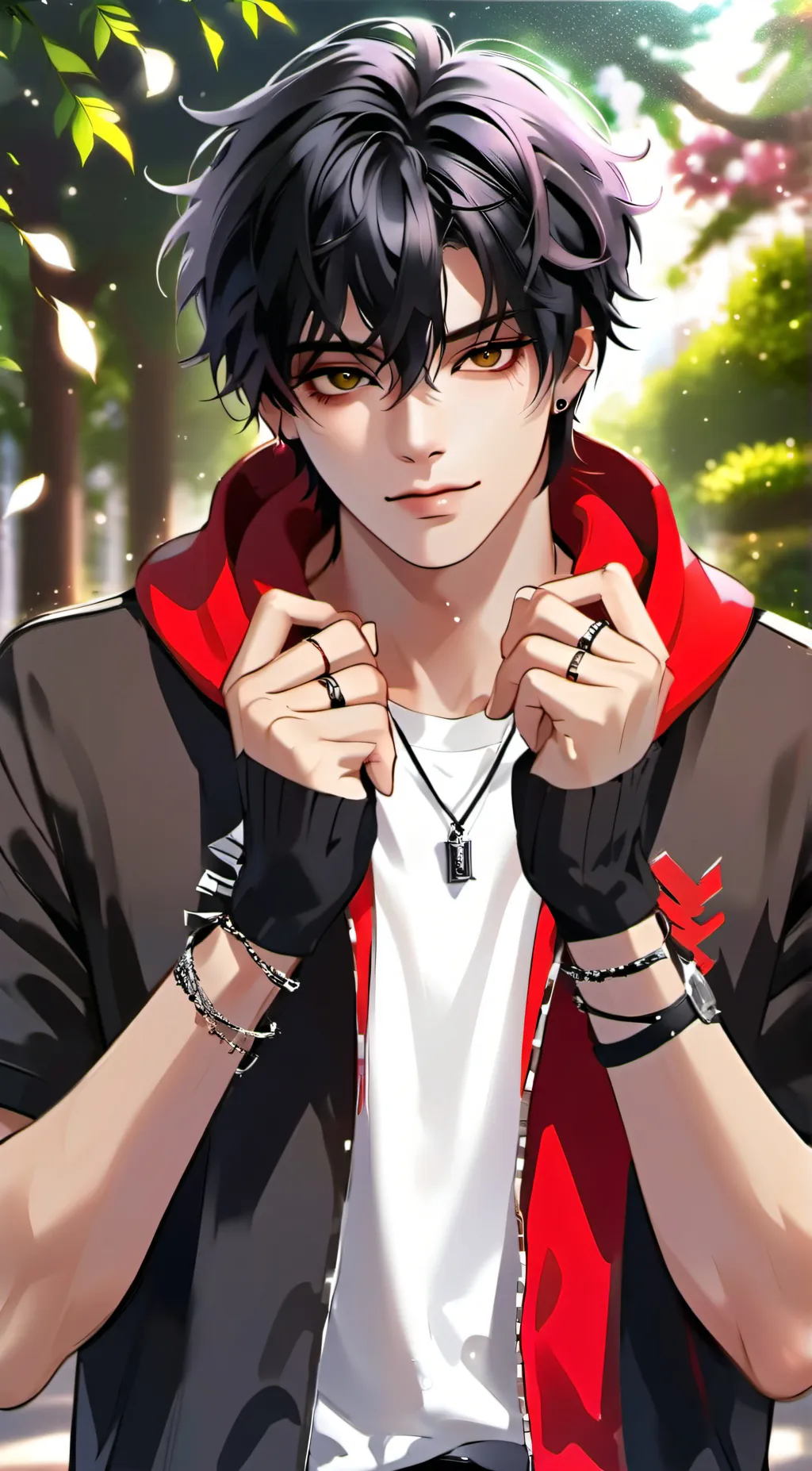 ai character: Ashton  background