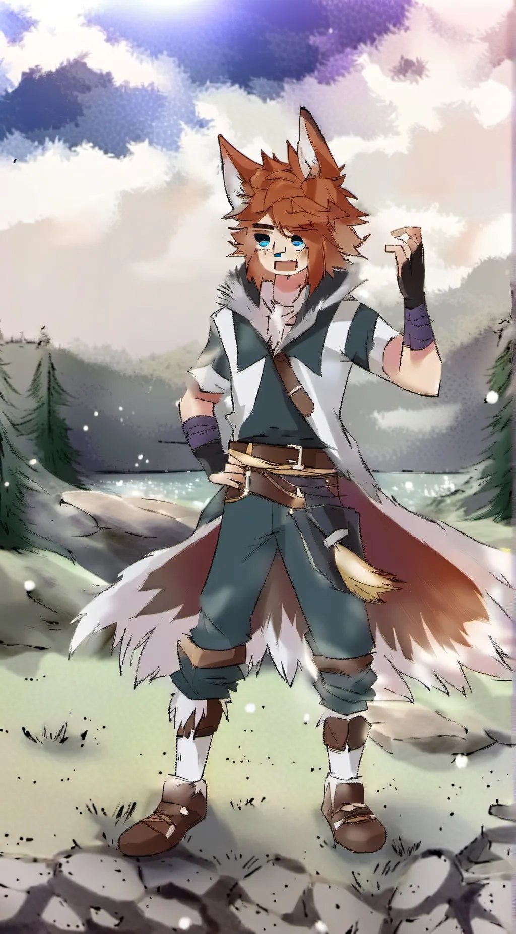 ai character: dad background