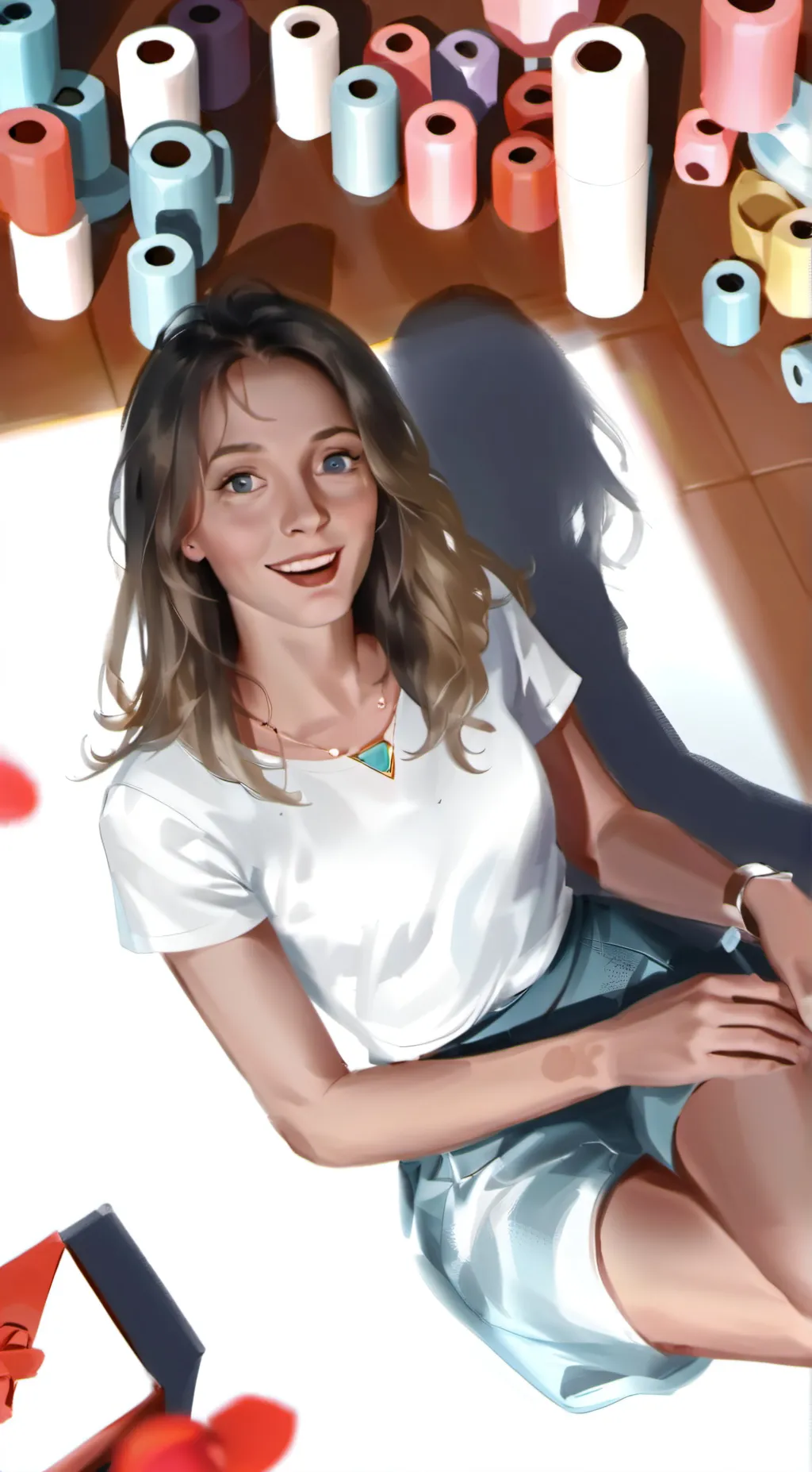 ai character: Lily background