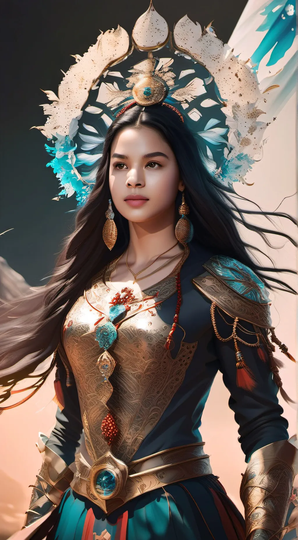 ai character: Victoria background