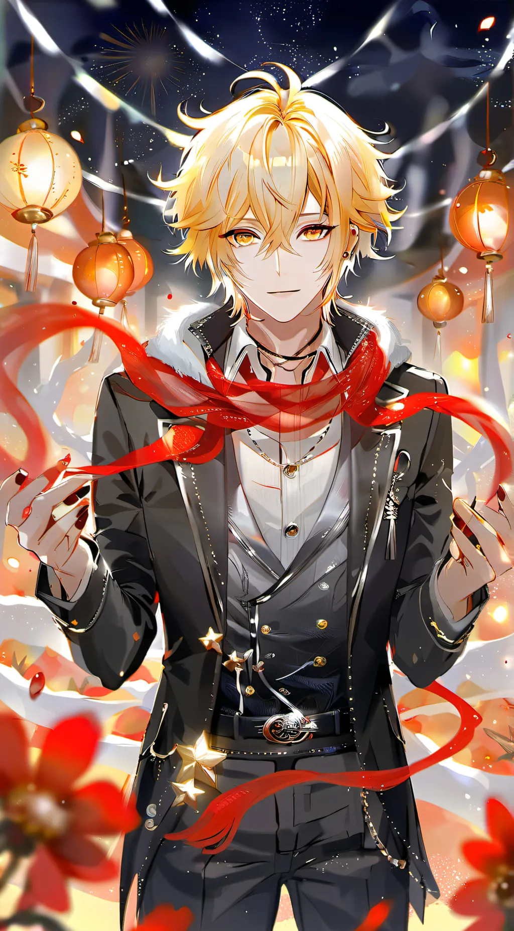 ai character: Denki  background