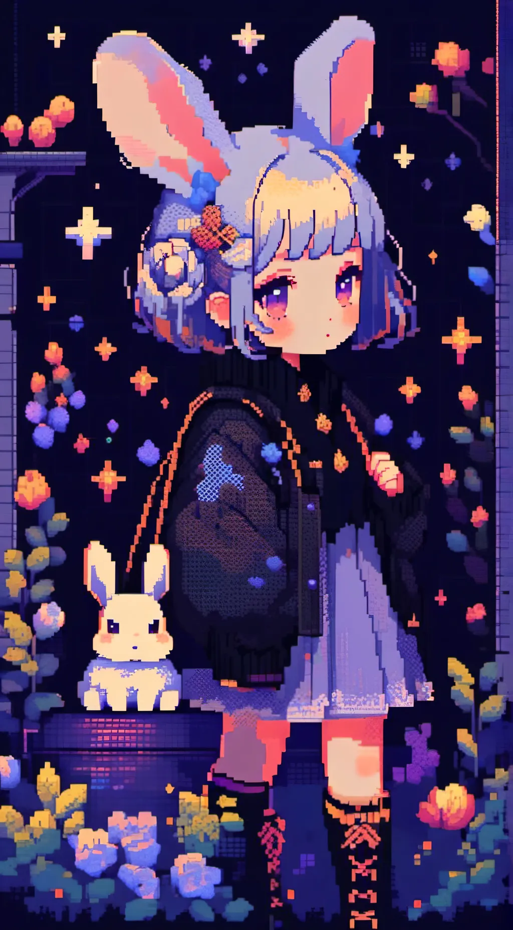 ai character: rottmnt bunny 🐇 background