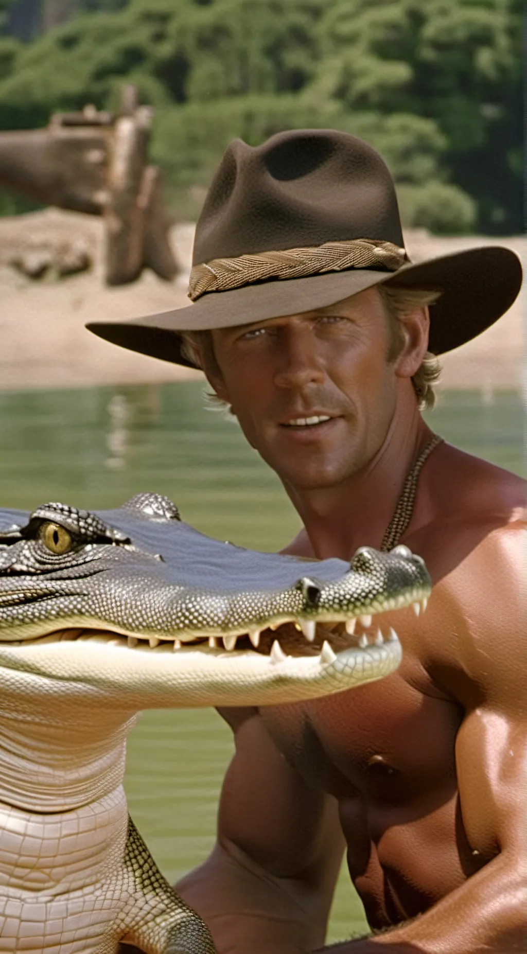 ai character: Mike Dundee background