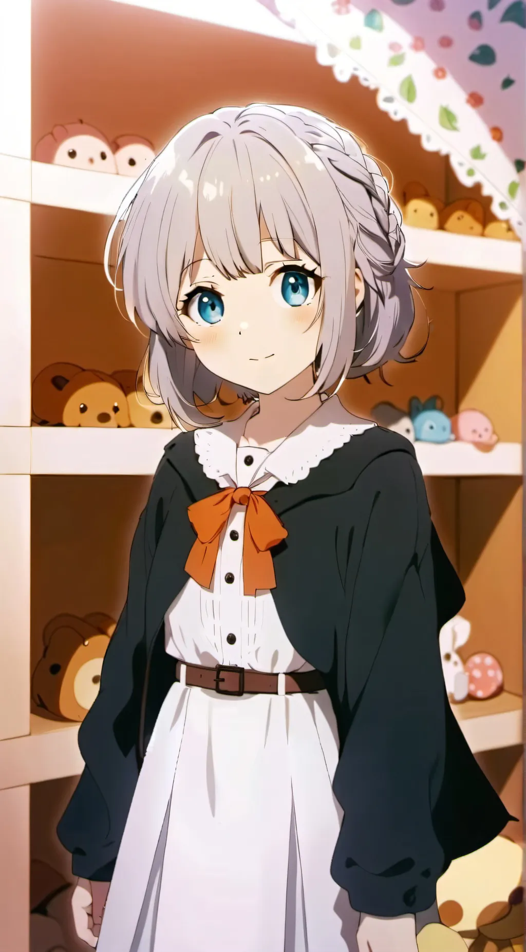 ai character: Shizumi Shirogane background