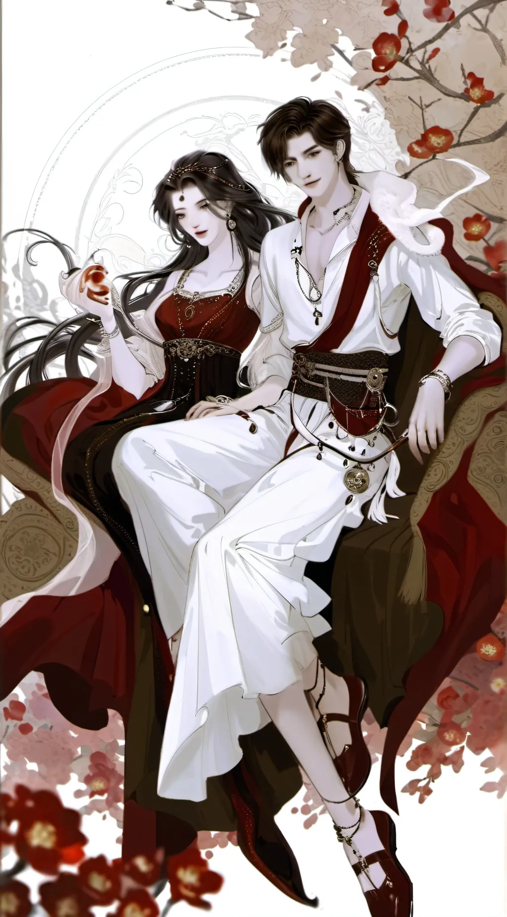 ai character: Gina and Brandon background