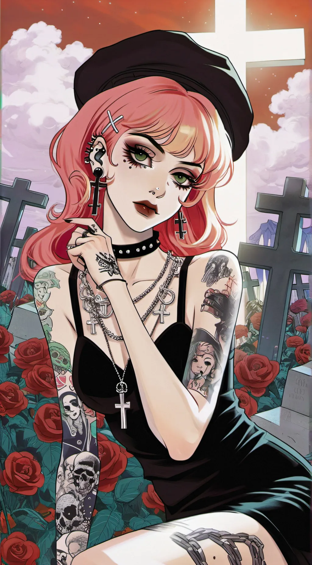 ai character: Em background