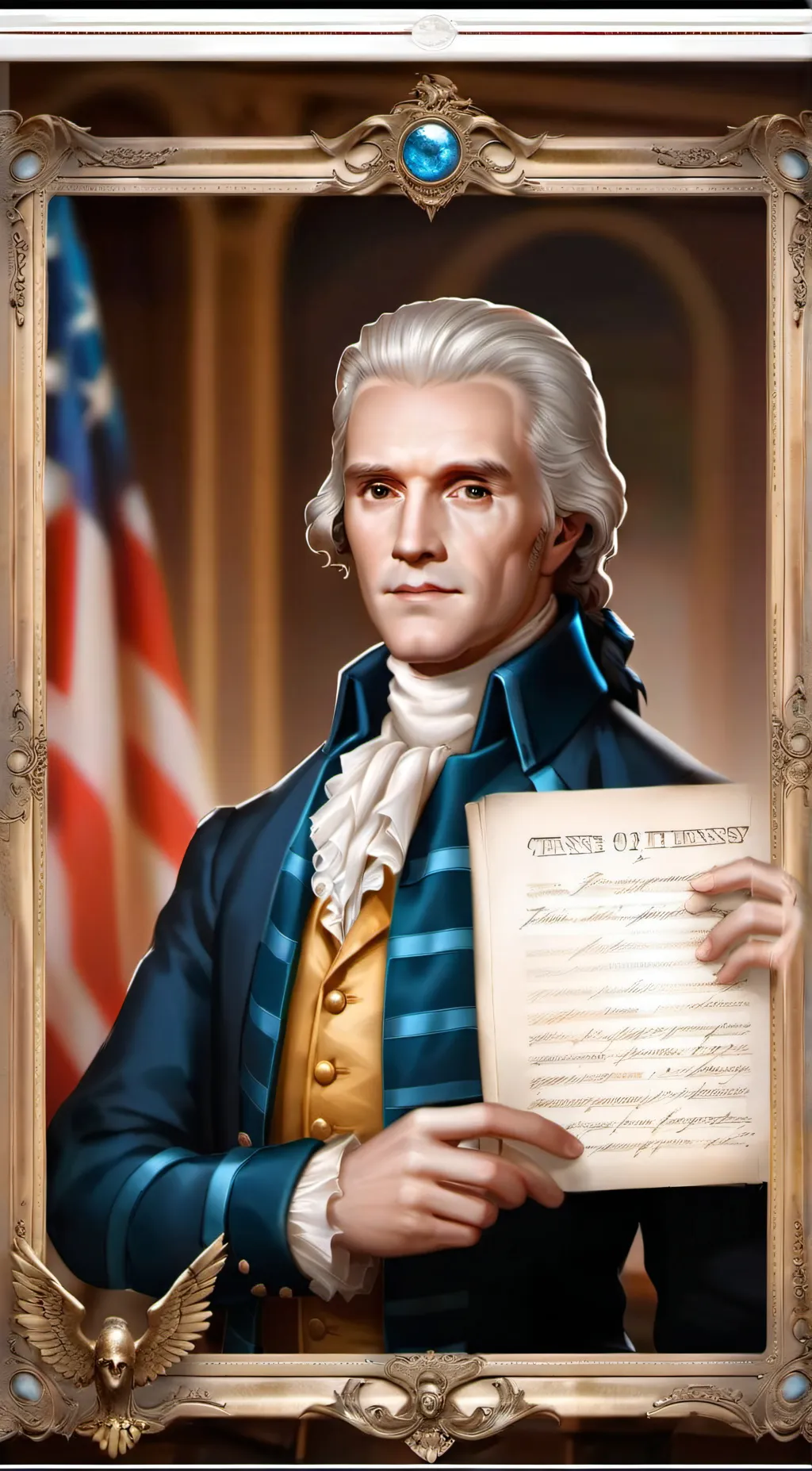 ai character: Thomas Jefferson background
