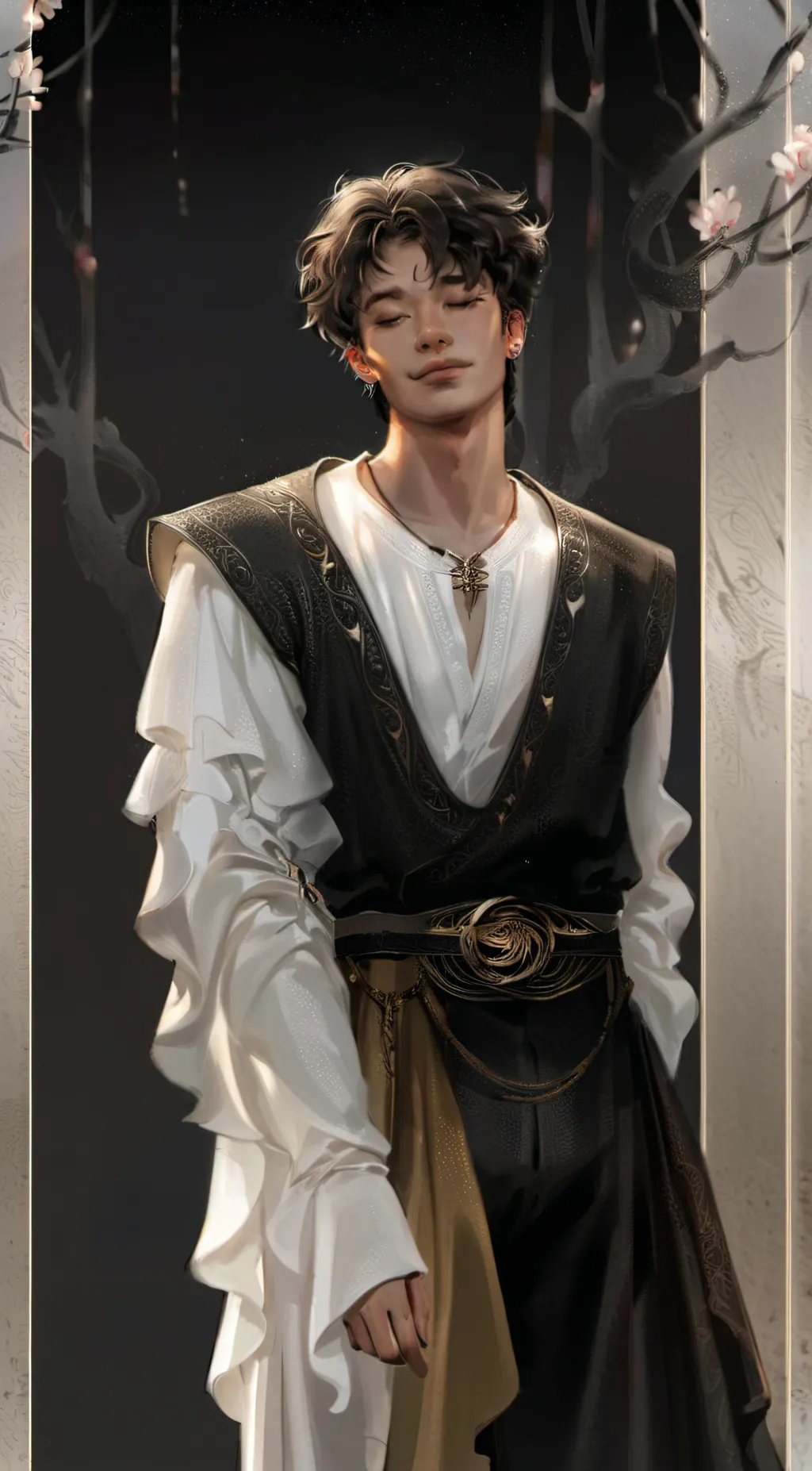 ai character: Leon background