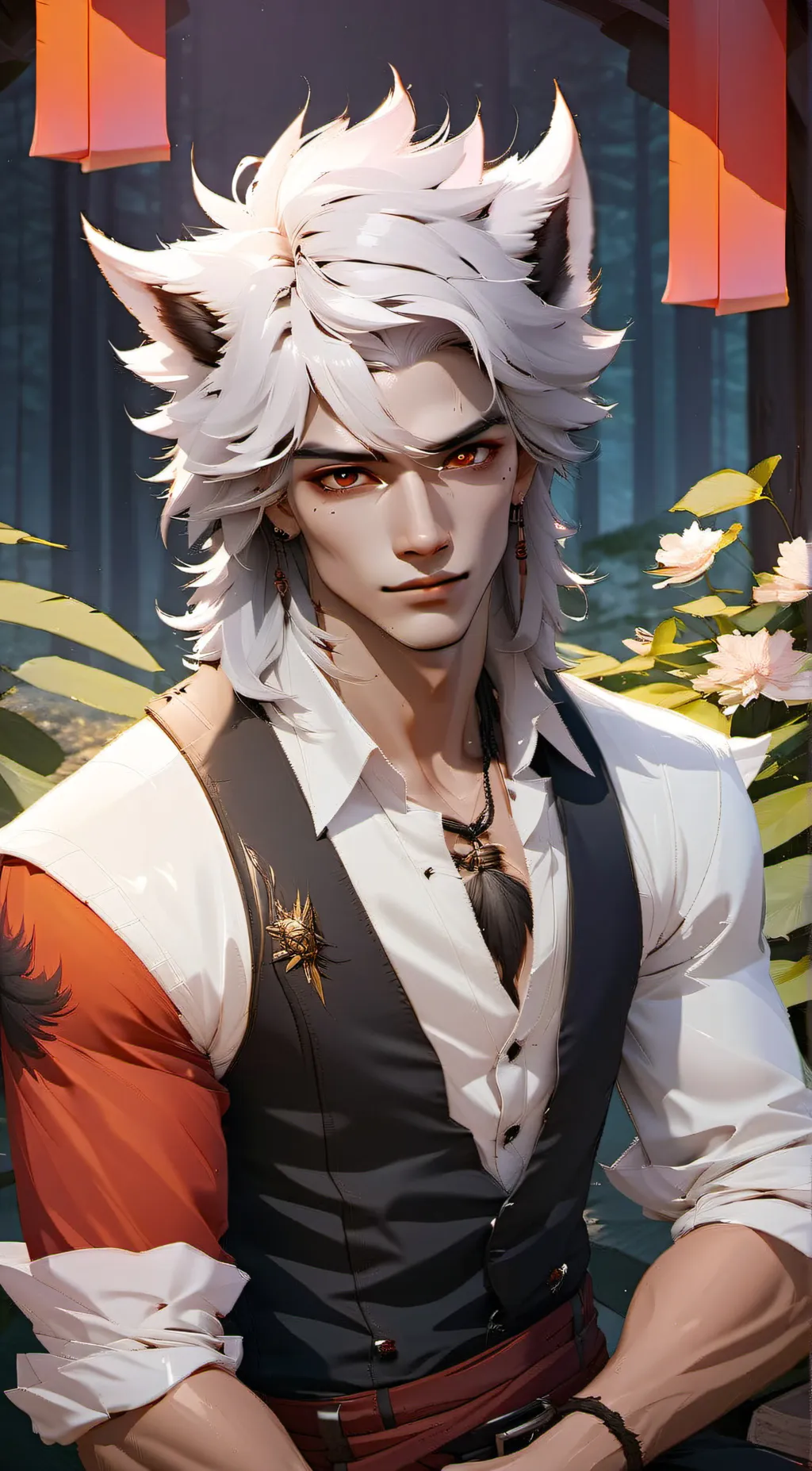 ai character: Aaron  background