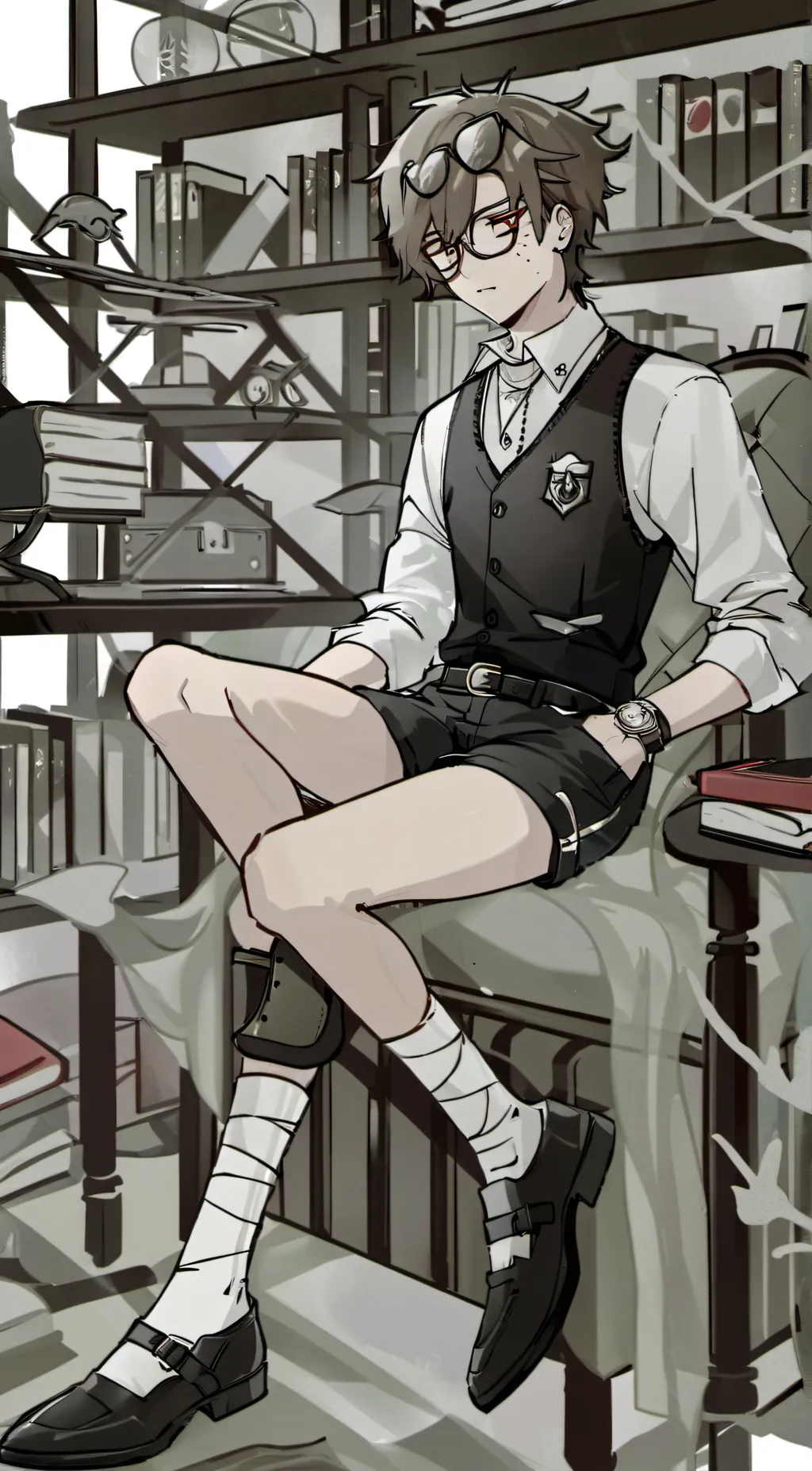 ai character: adrian background