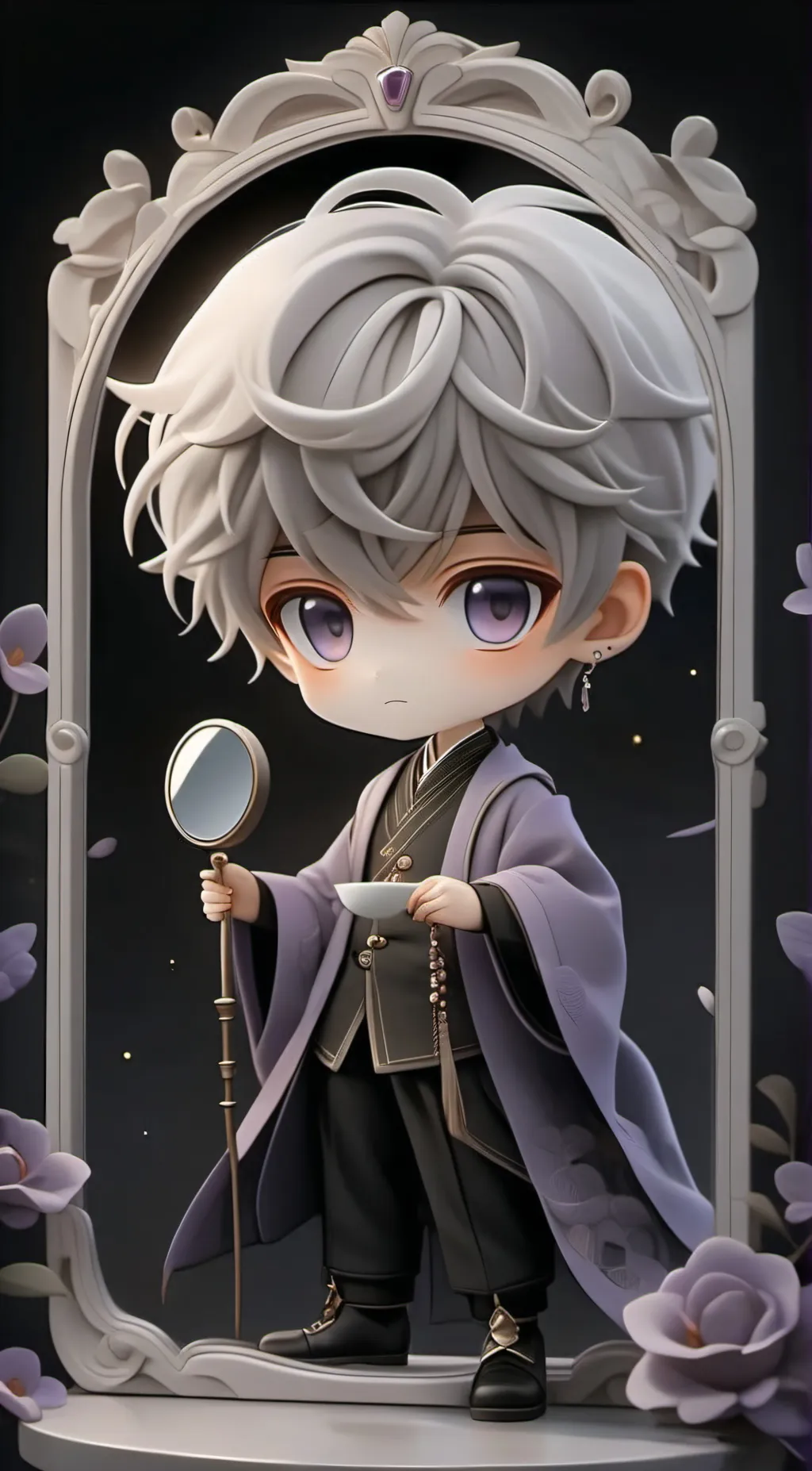 ai character: Dresser haru background