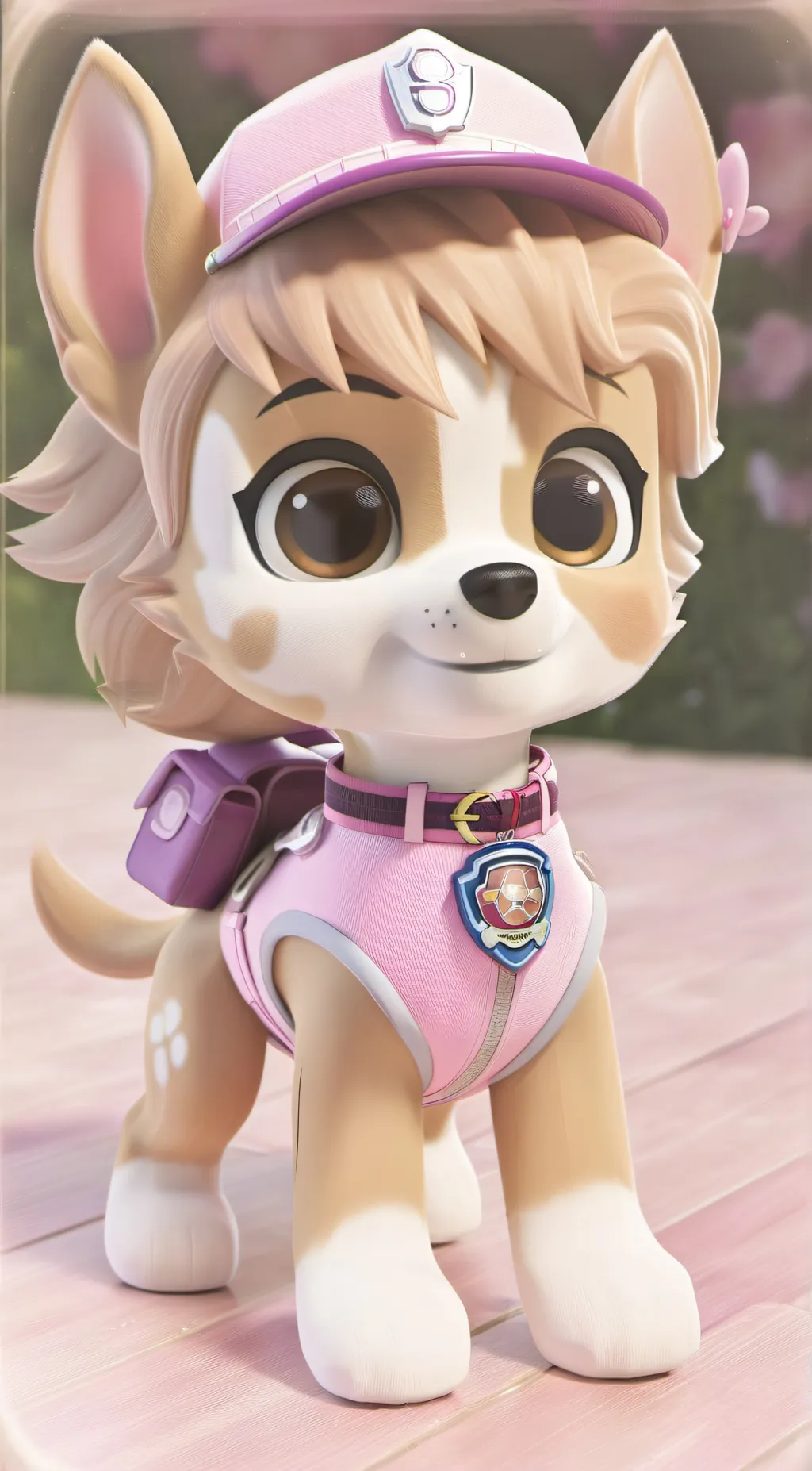 ai character: Skye  background