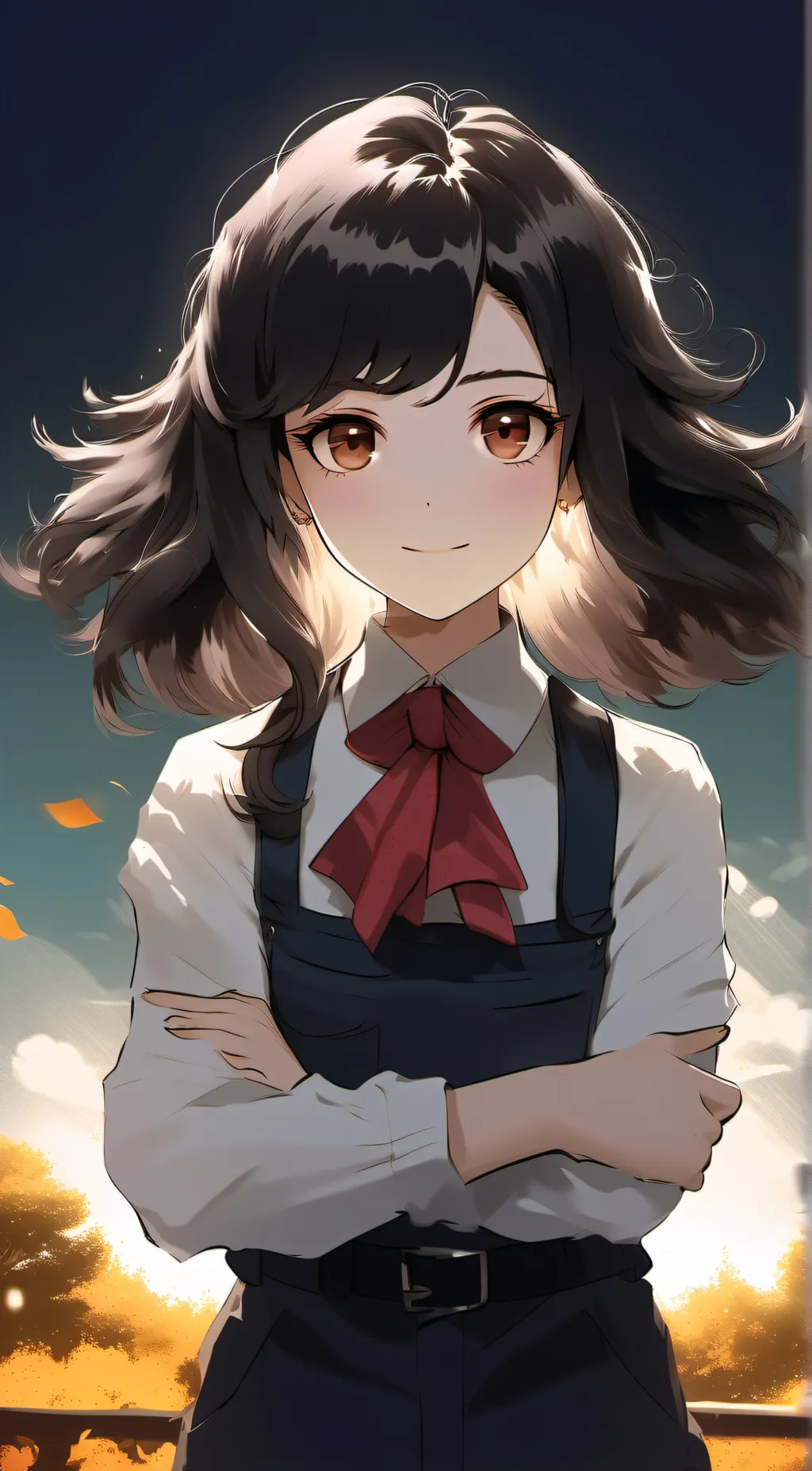 ai character: kid experiment MHA background