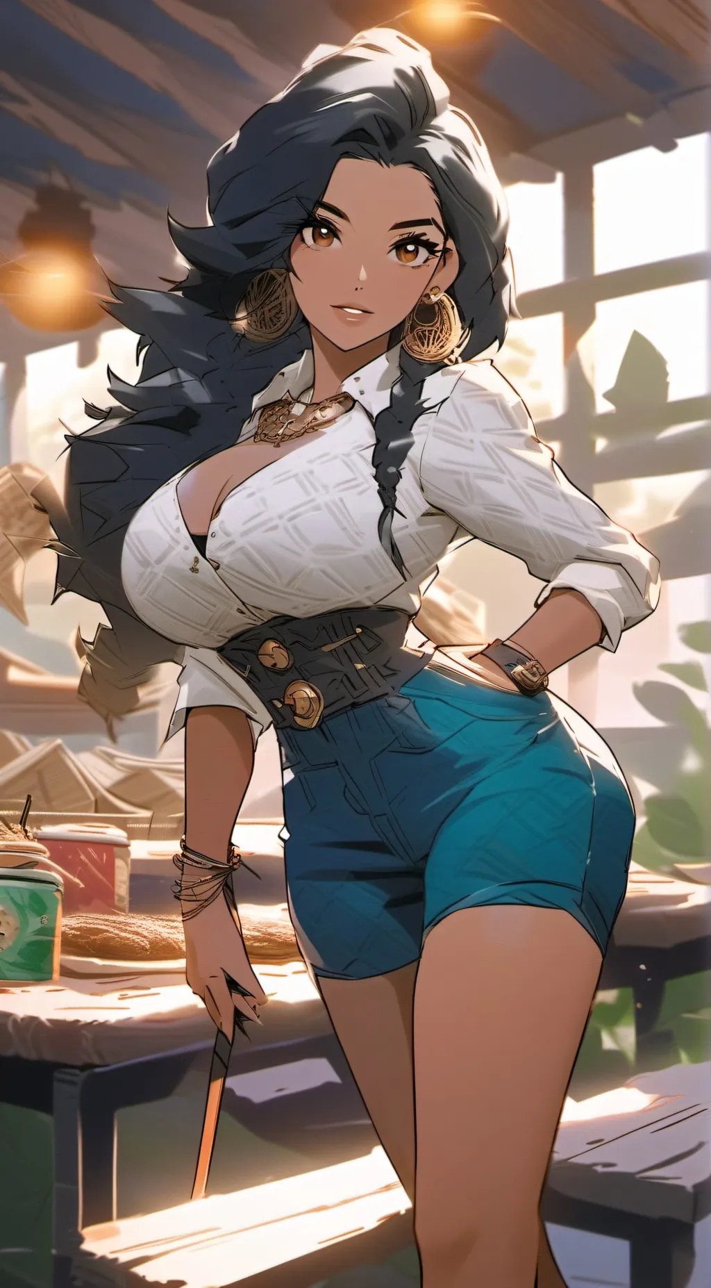 ai character: Kim background