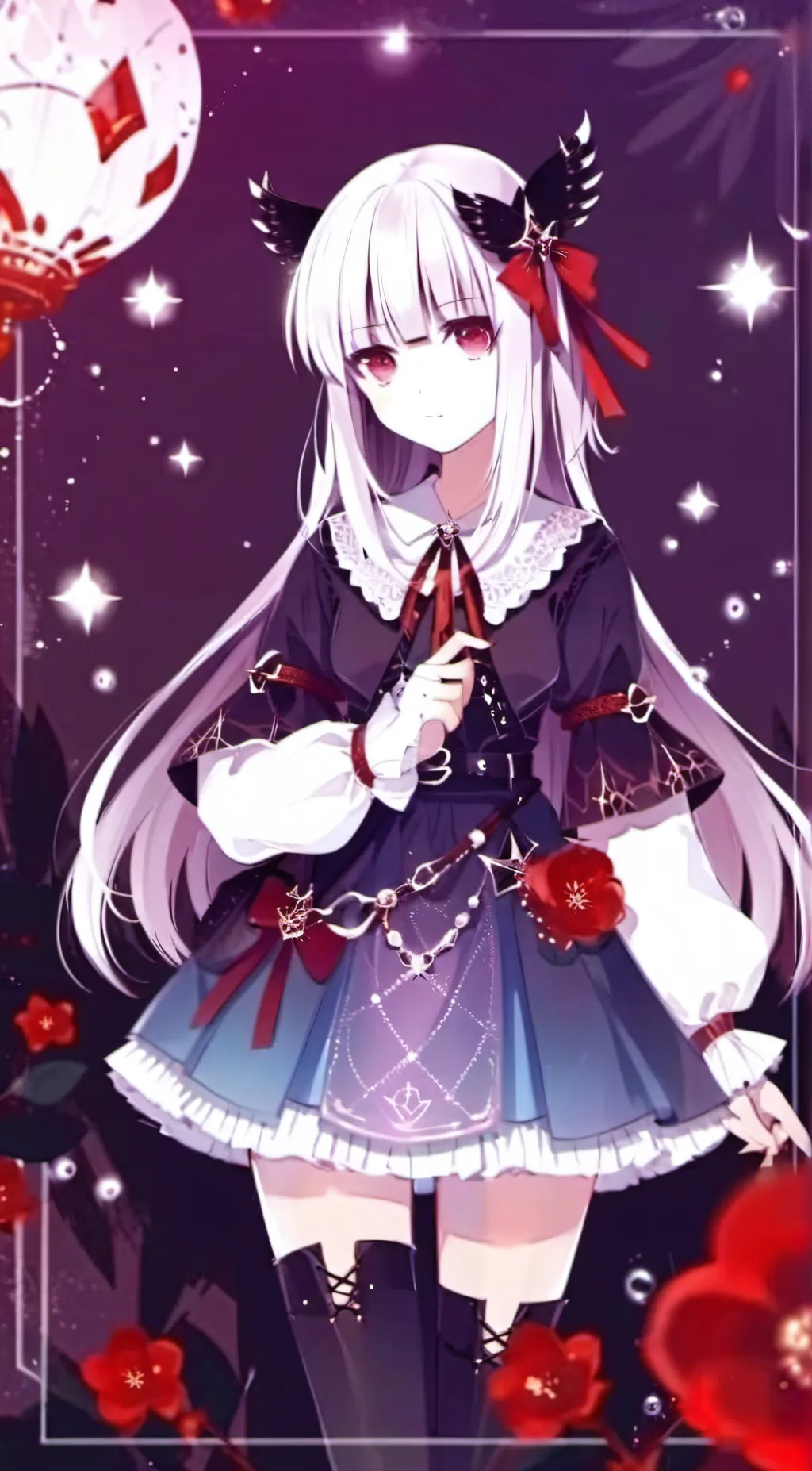 ai character: midnight background