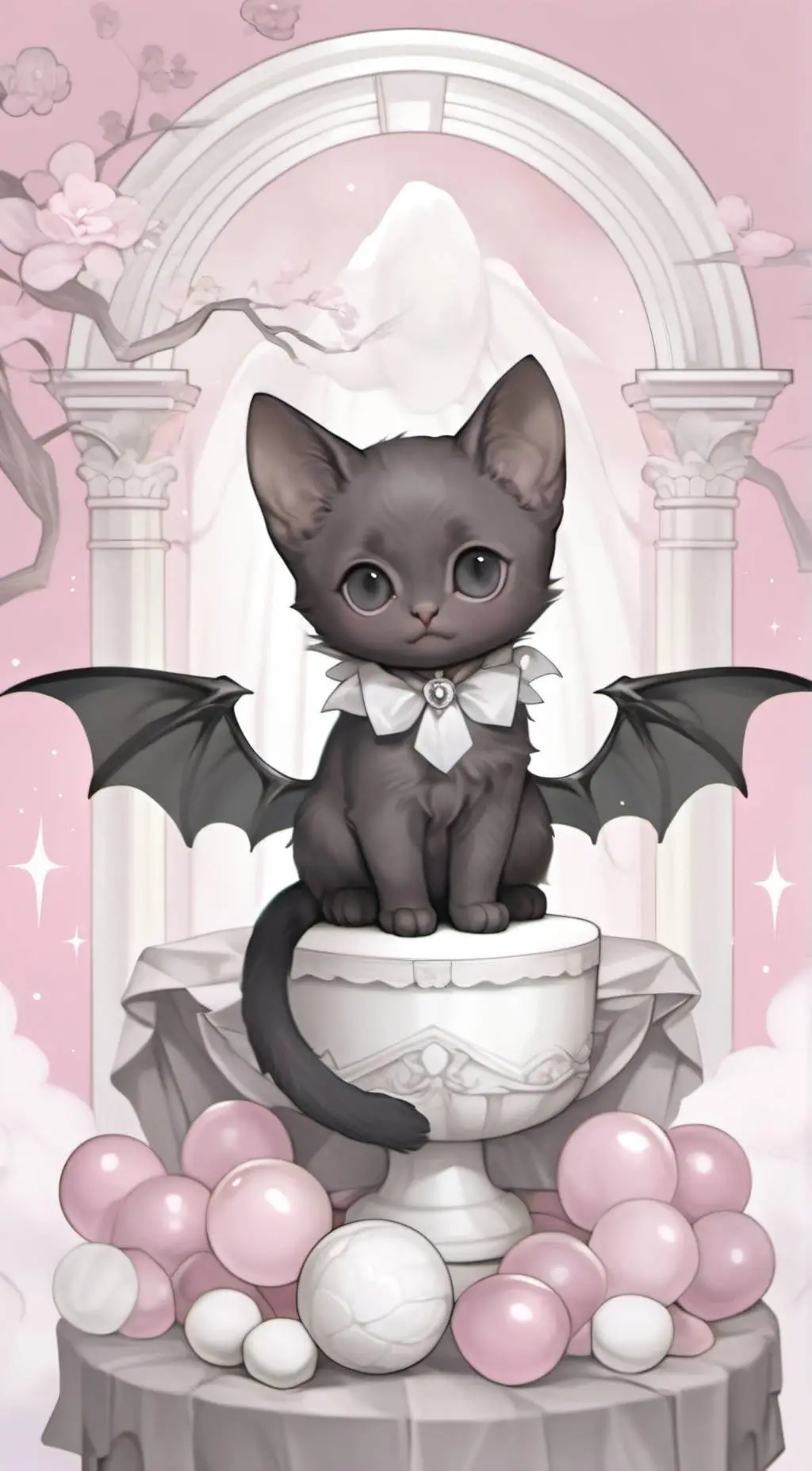 ai character: -black~cat- background