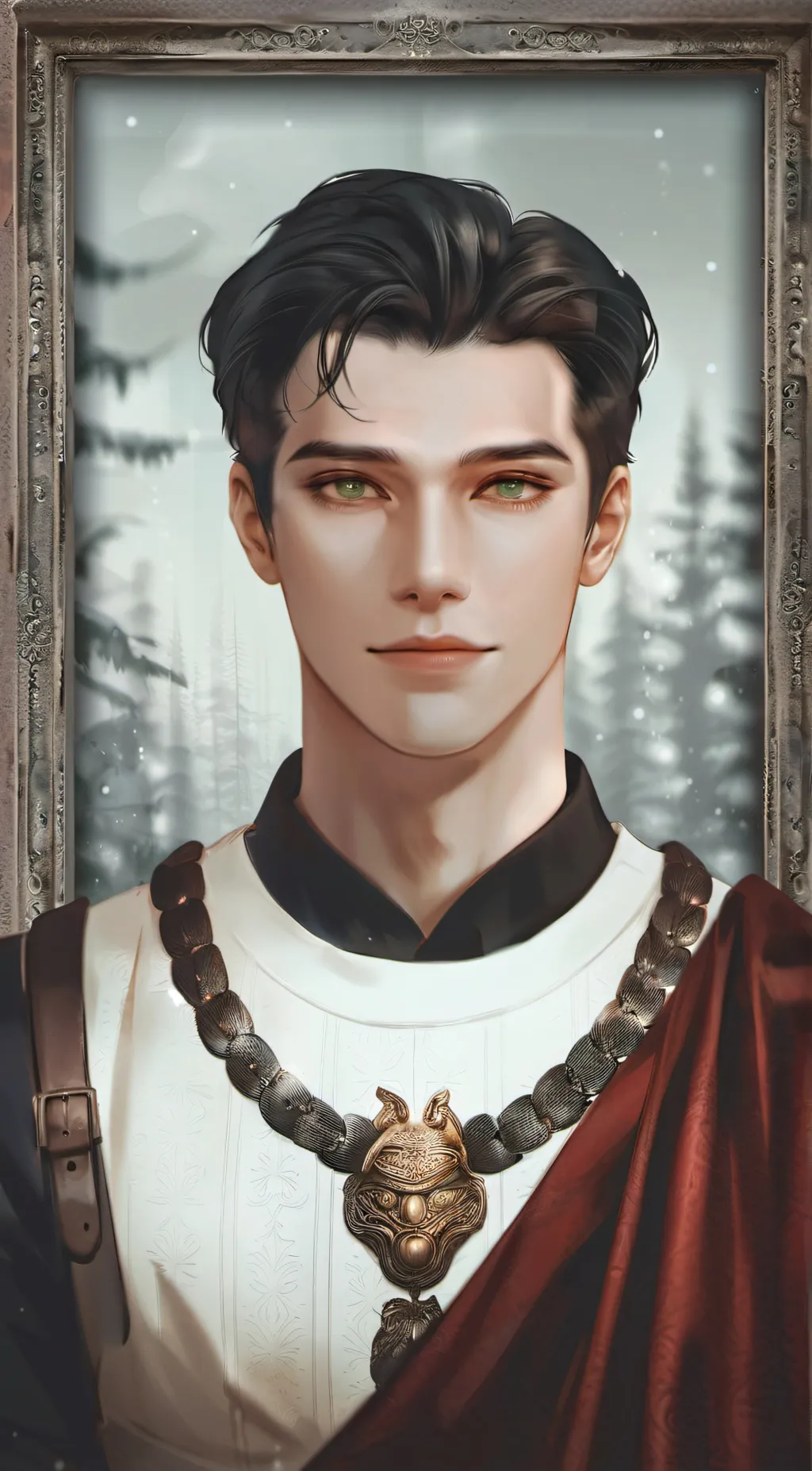ai character: Alexander  background