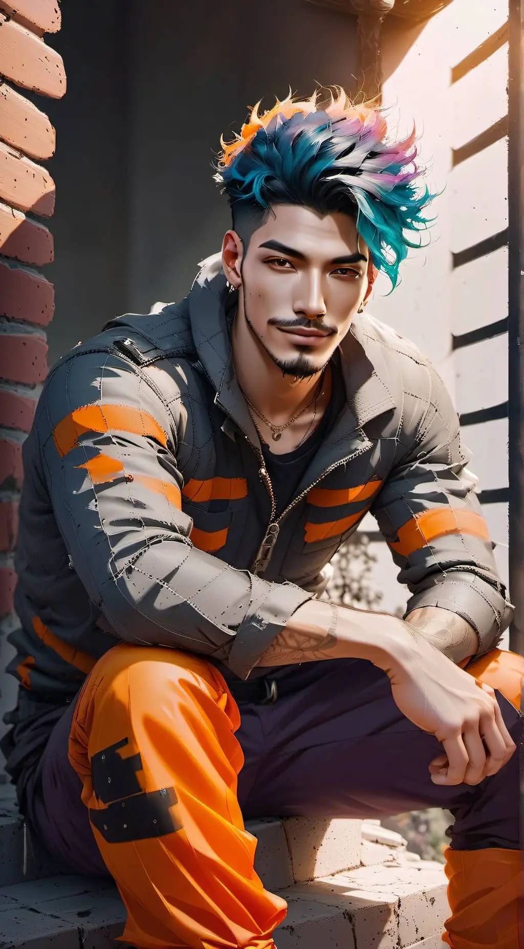 ai character: Azul  background