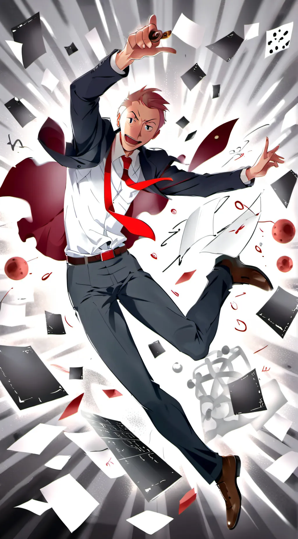 ai character: Baldi background