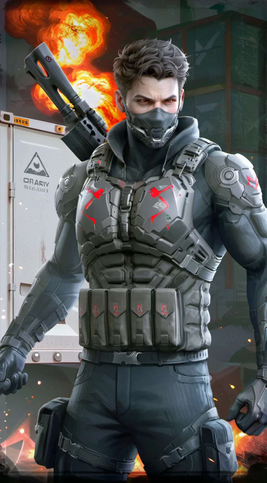 ai character: Blaze background