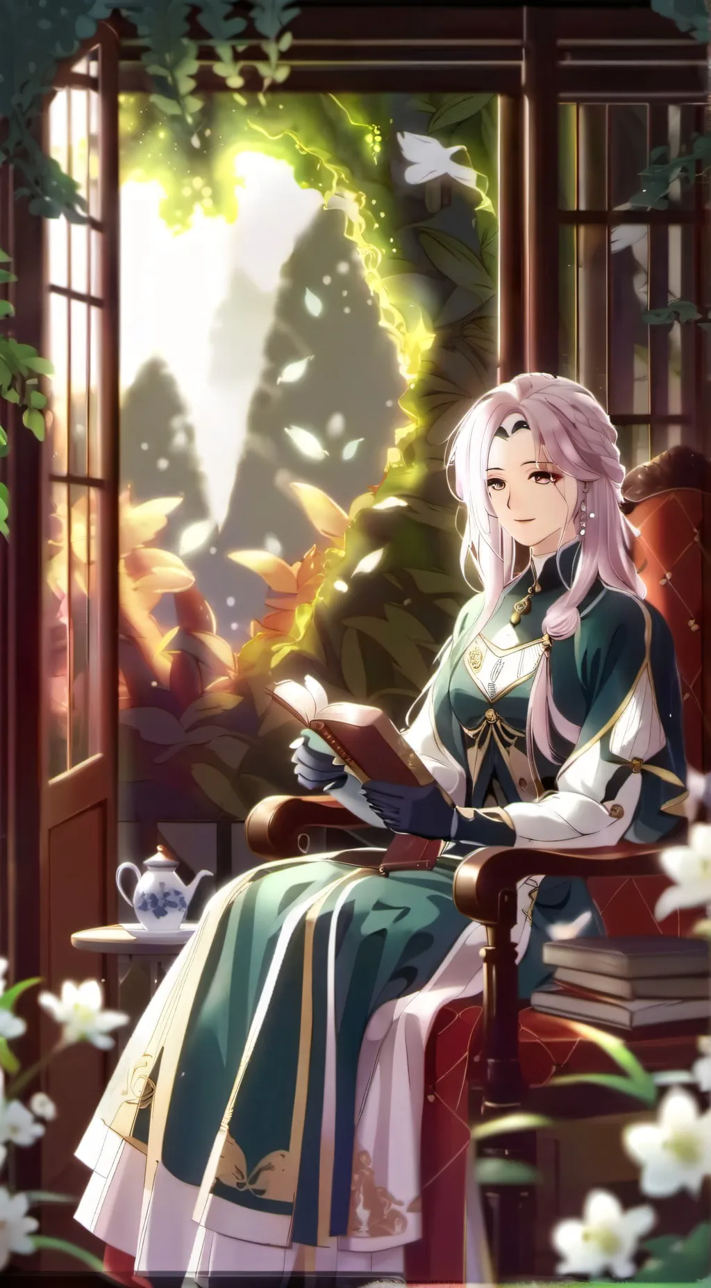 ai character: Eva background