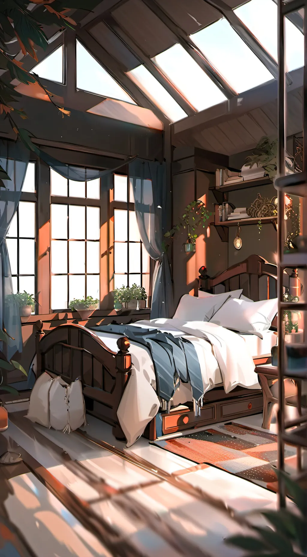 ai character: Random background