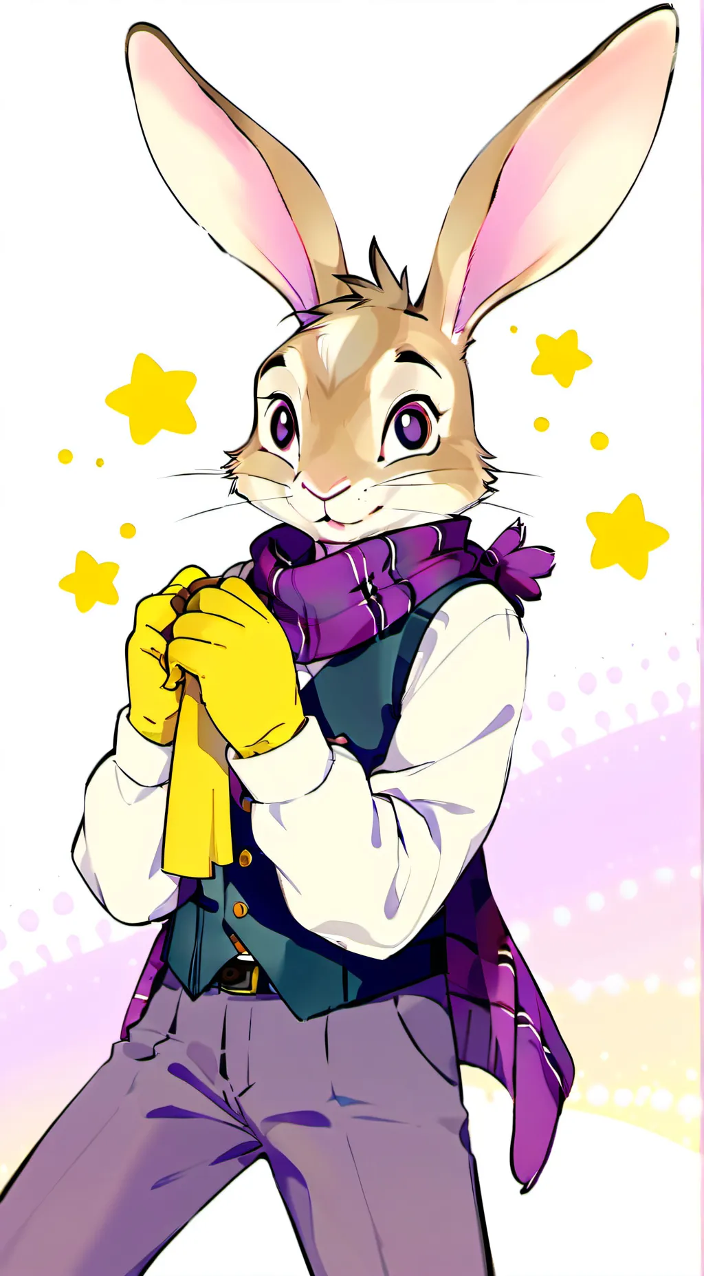 ai character: Glitchtrap  background