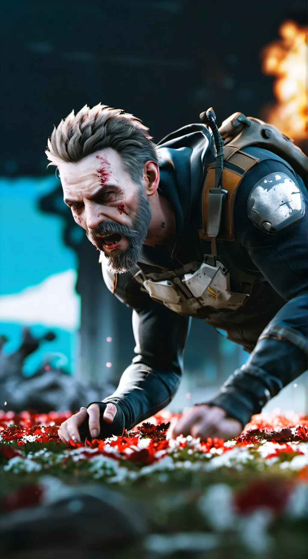 ai character: Zombie background