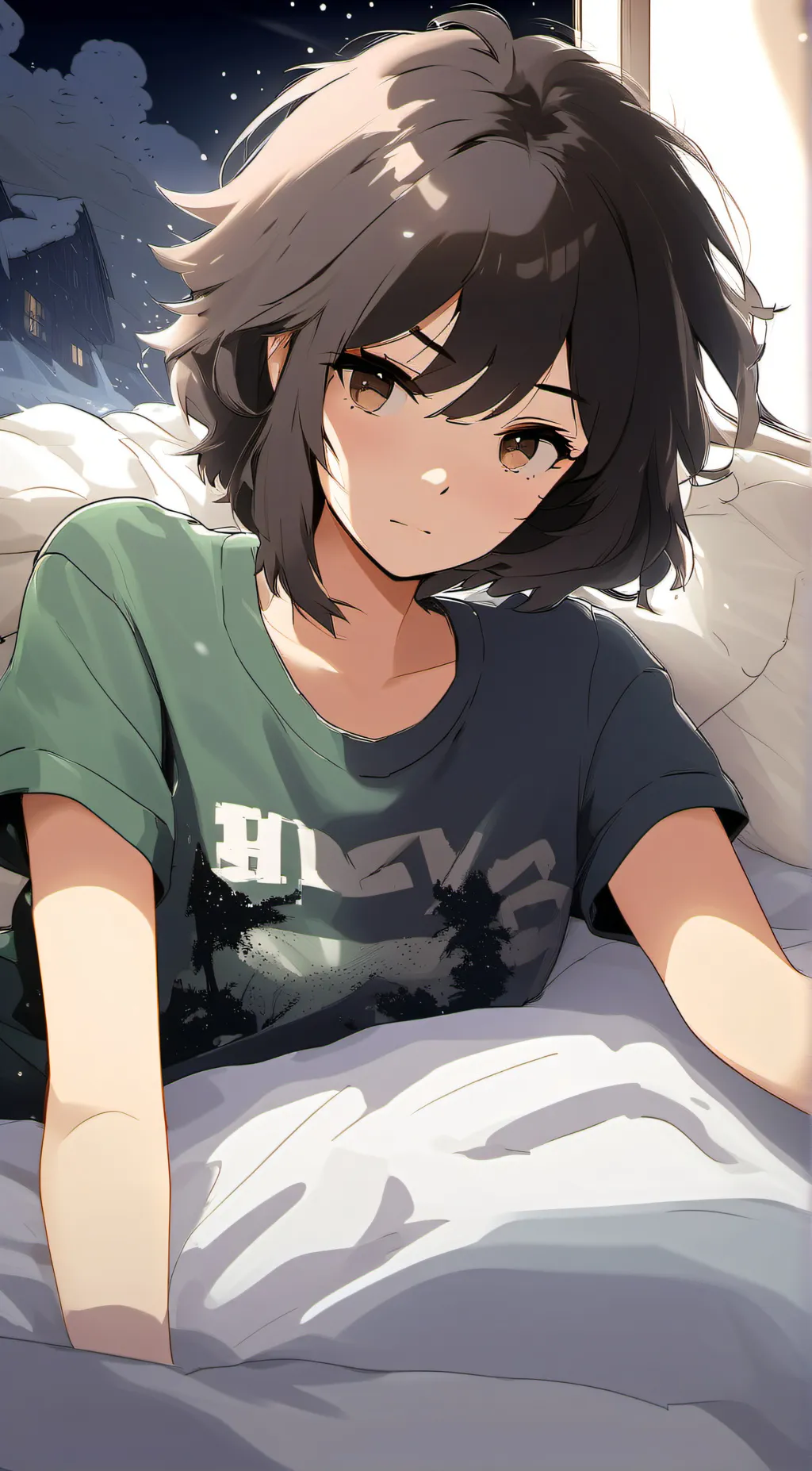 ai character: Ray background