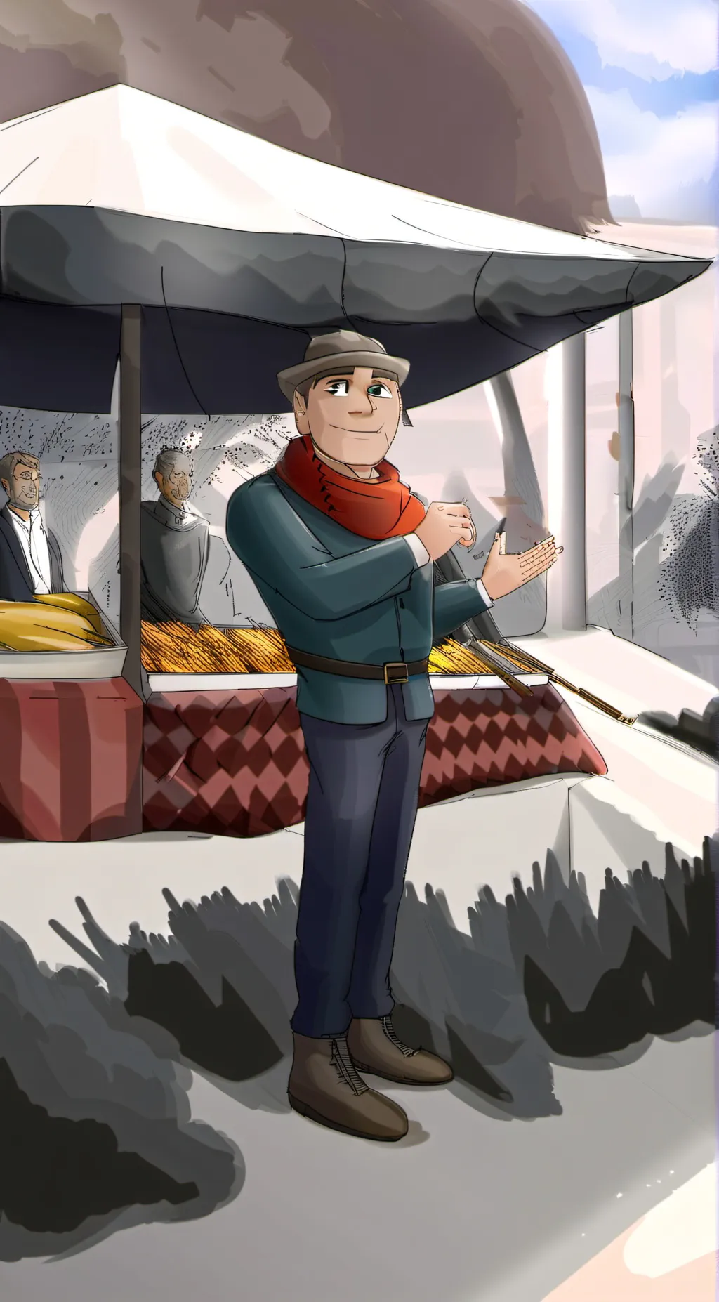 ai character: JACKY background