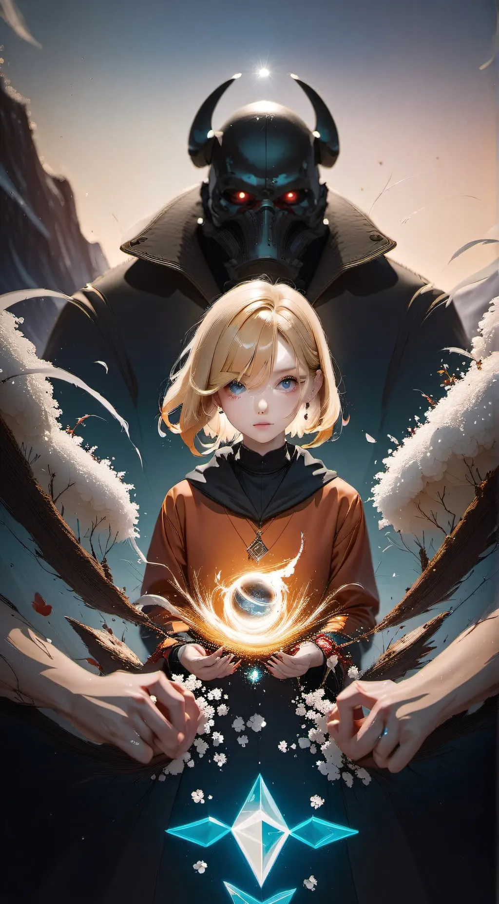 ai character: Runa background