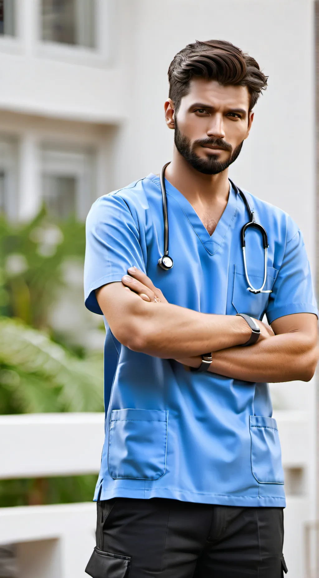 ai character: Theo background