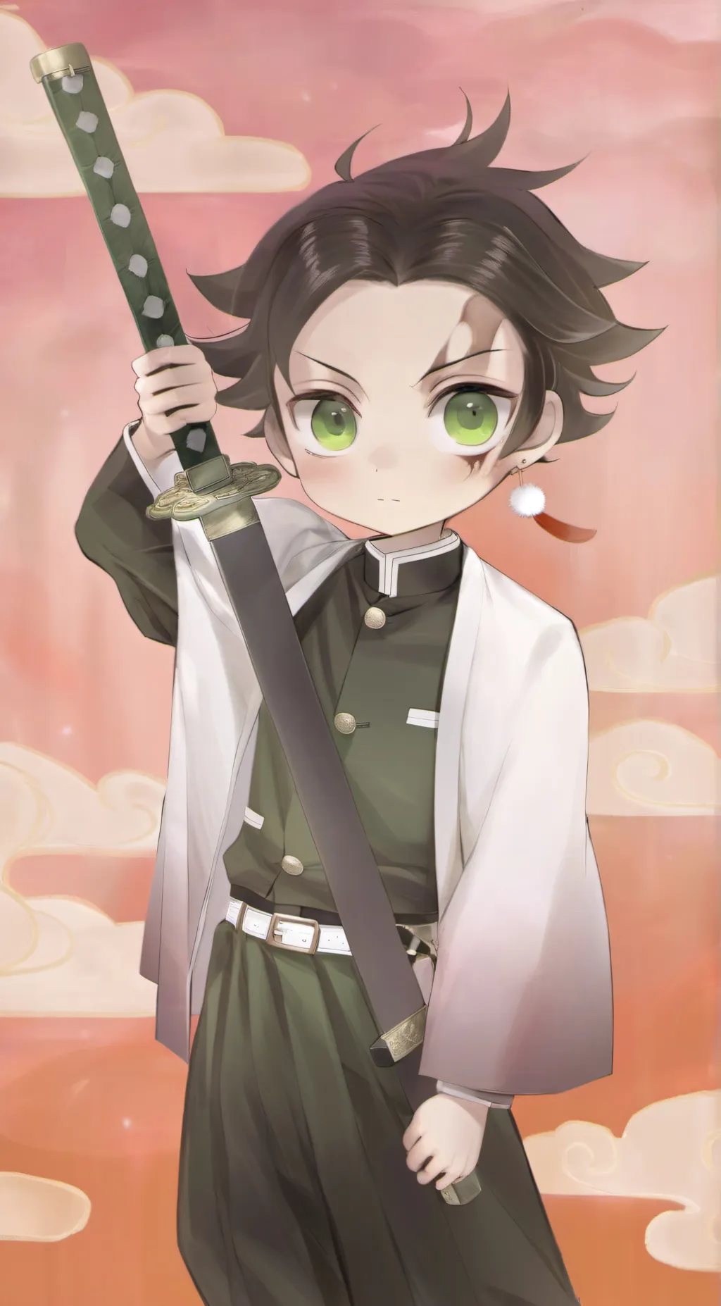 ai character: Tanjiro background