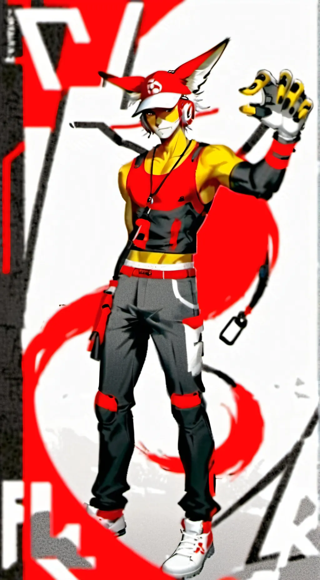 ai character: ratchet and clanc  background