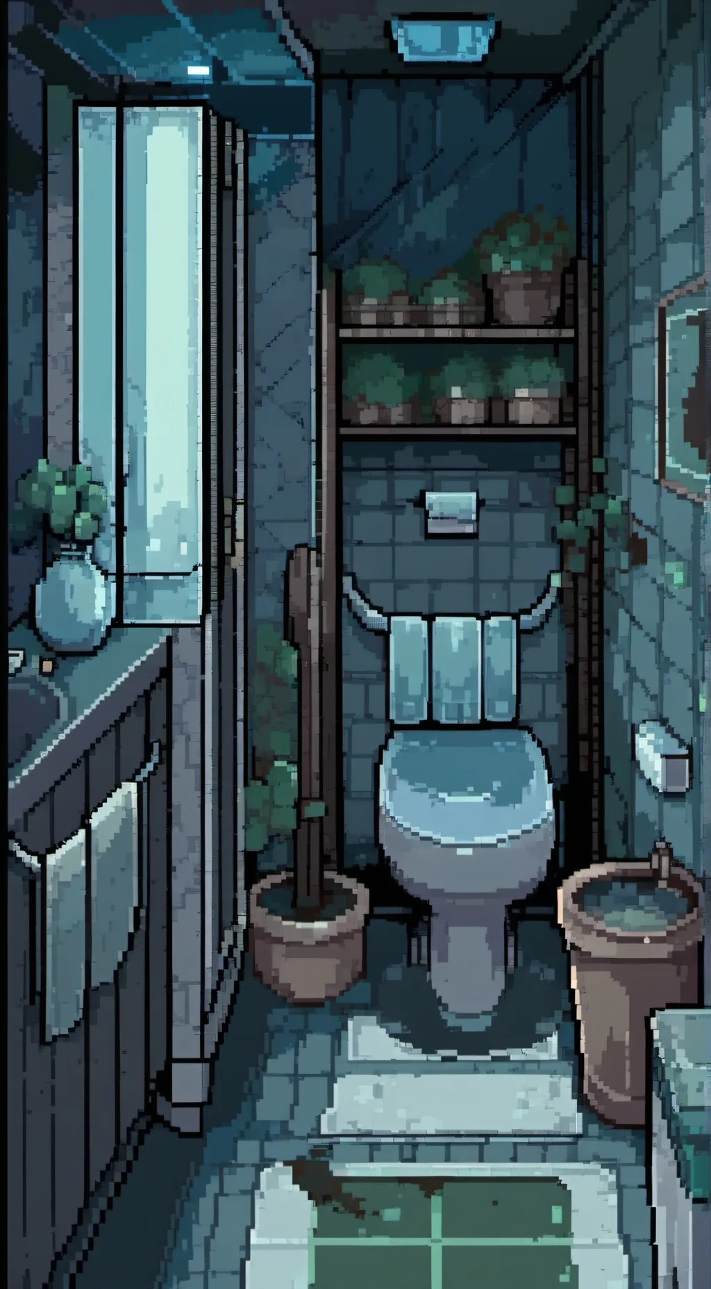 ai character: Rest here background