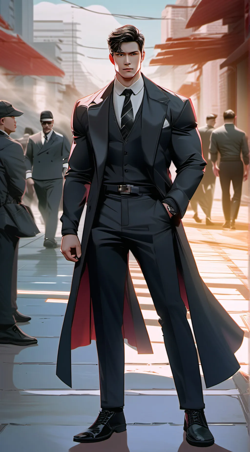 ai character: Mark background