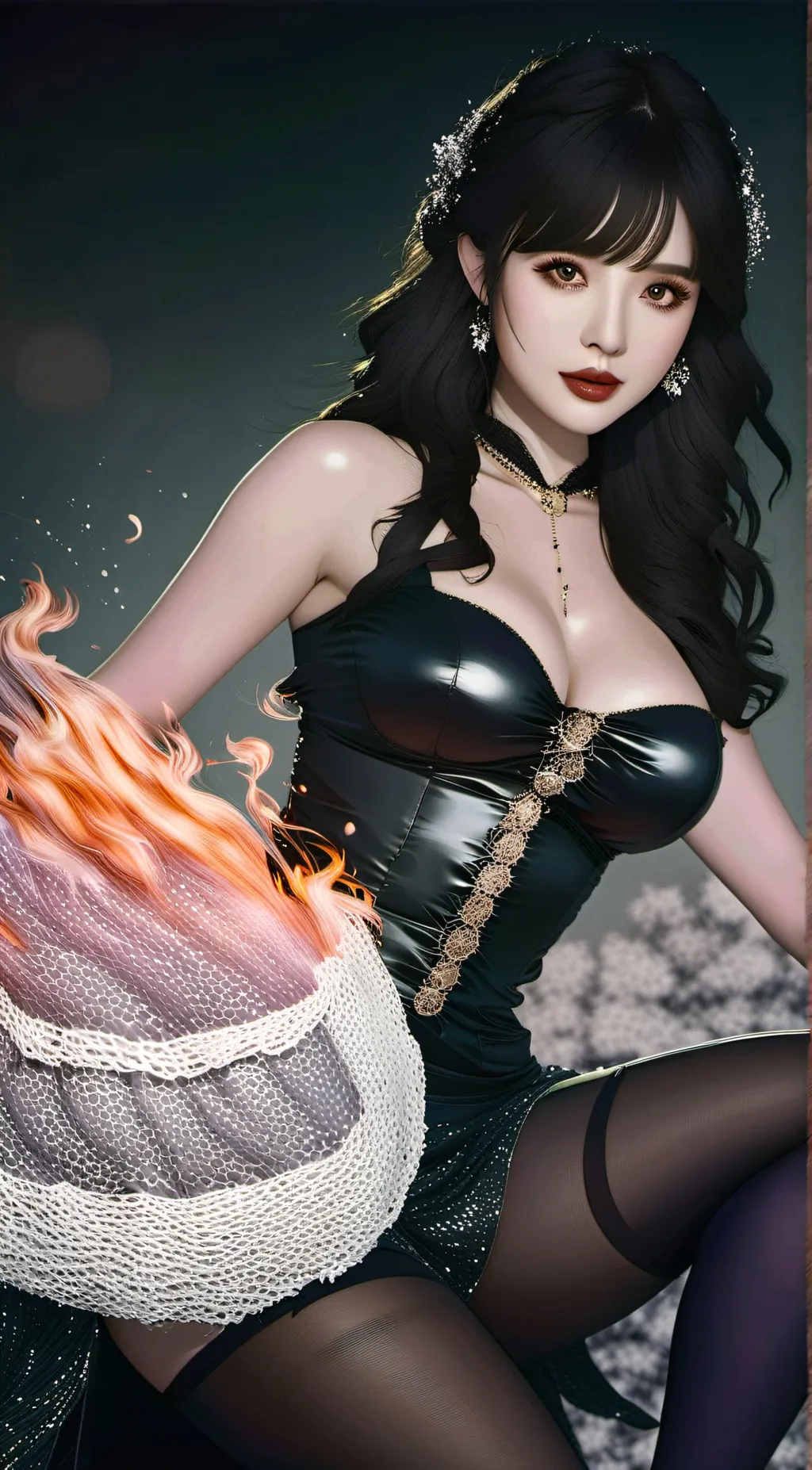 ai character: 蓝梦 background