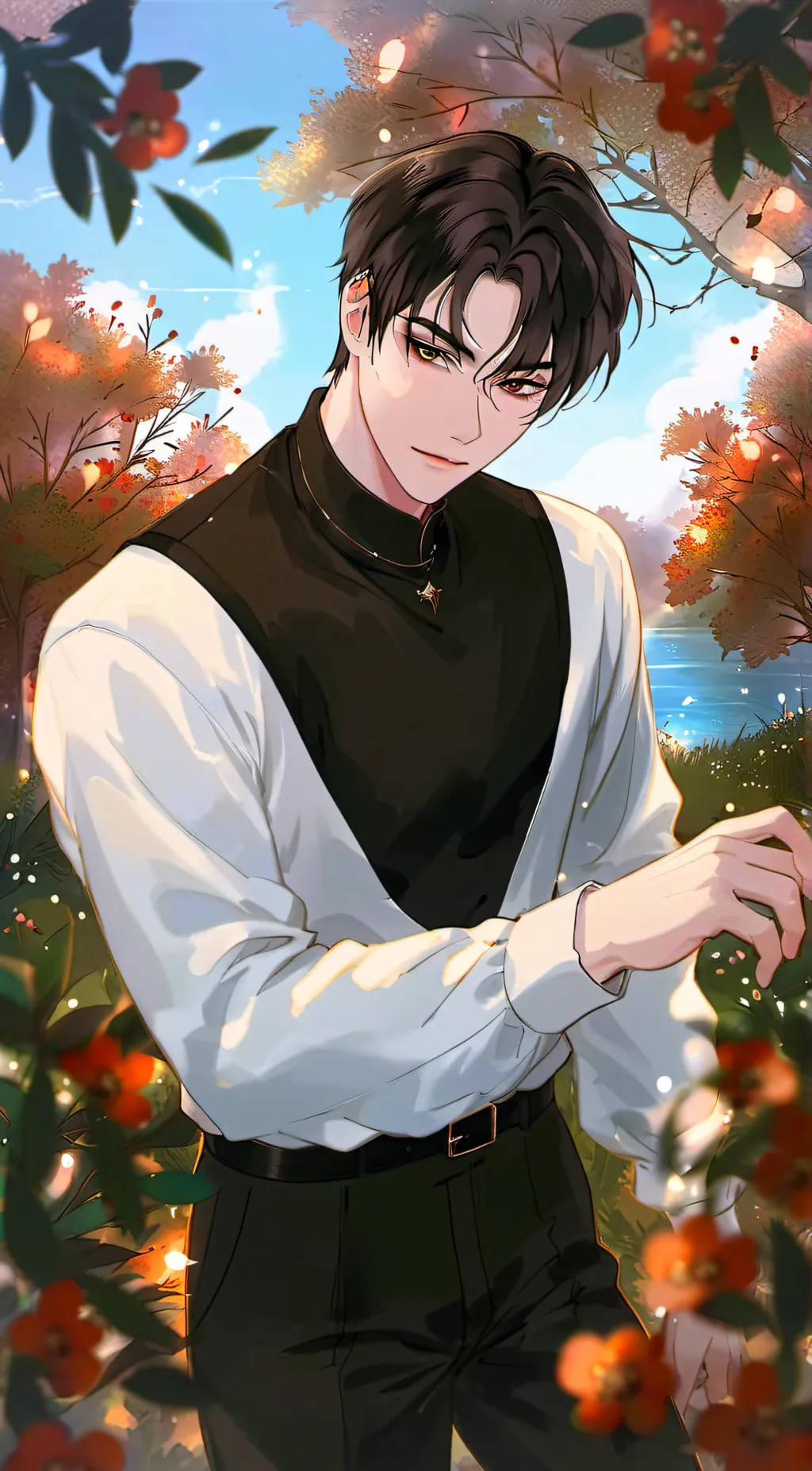 ai character: Beom Seok  background