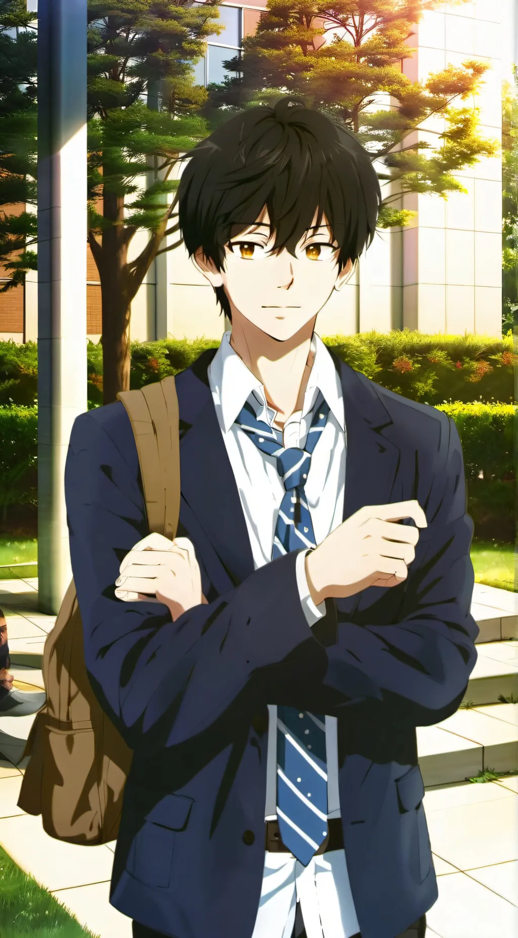 ai character: Leo background