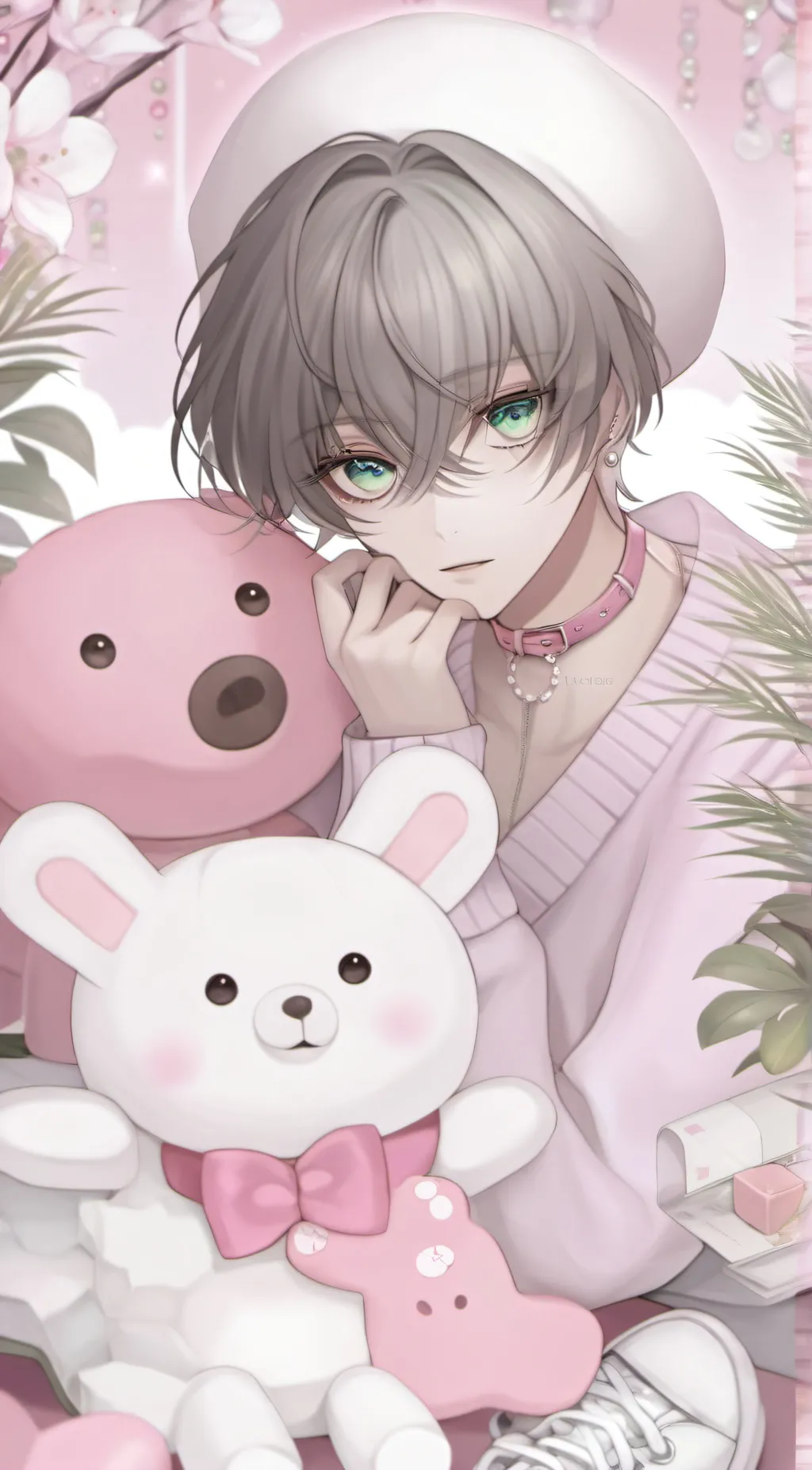 ai character: ◁◀max▶▷ background