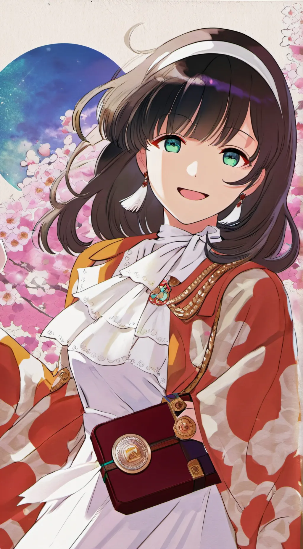 ai character: Amy  background