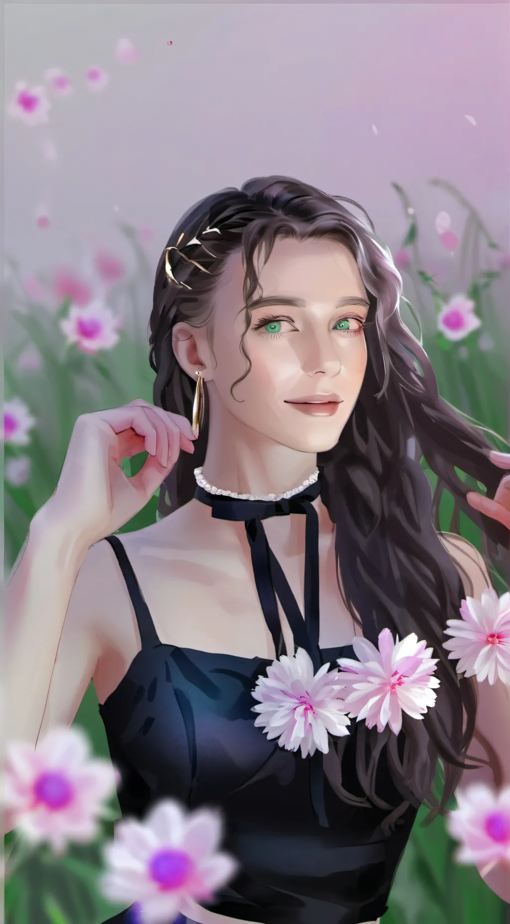 ai character: Norah  background