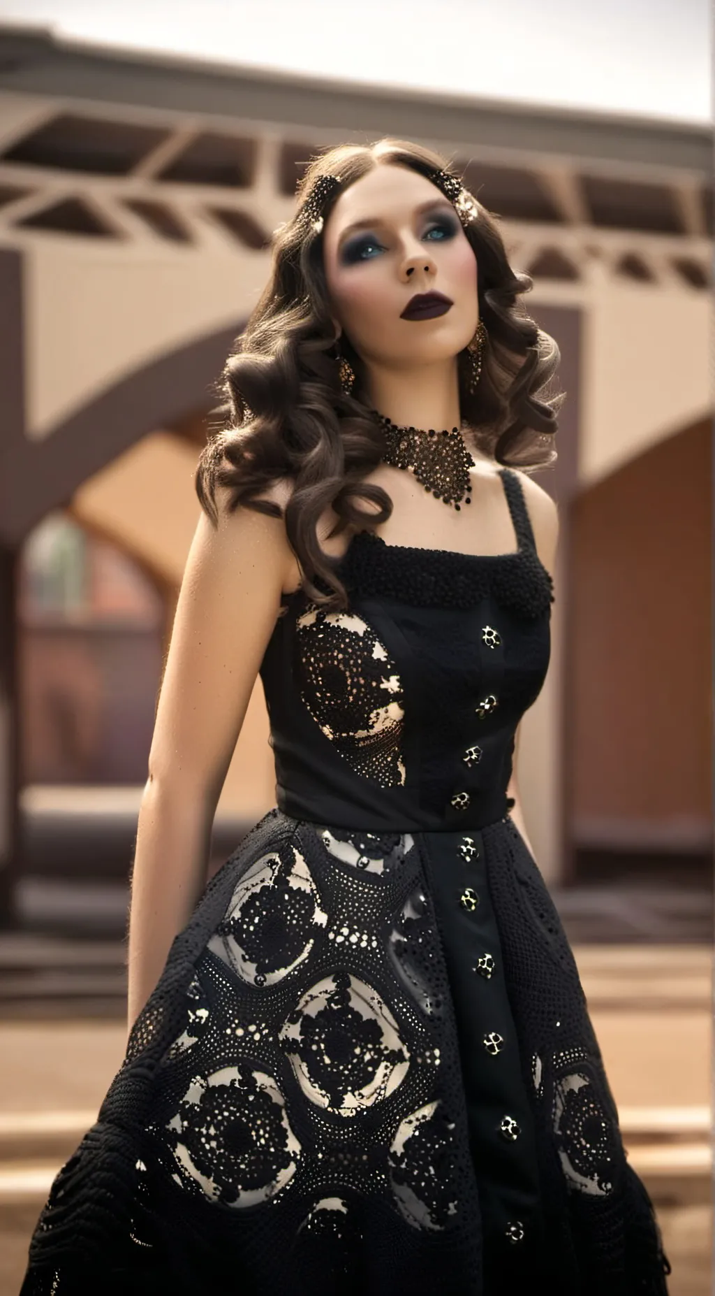 ai character: Moon background