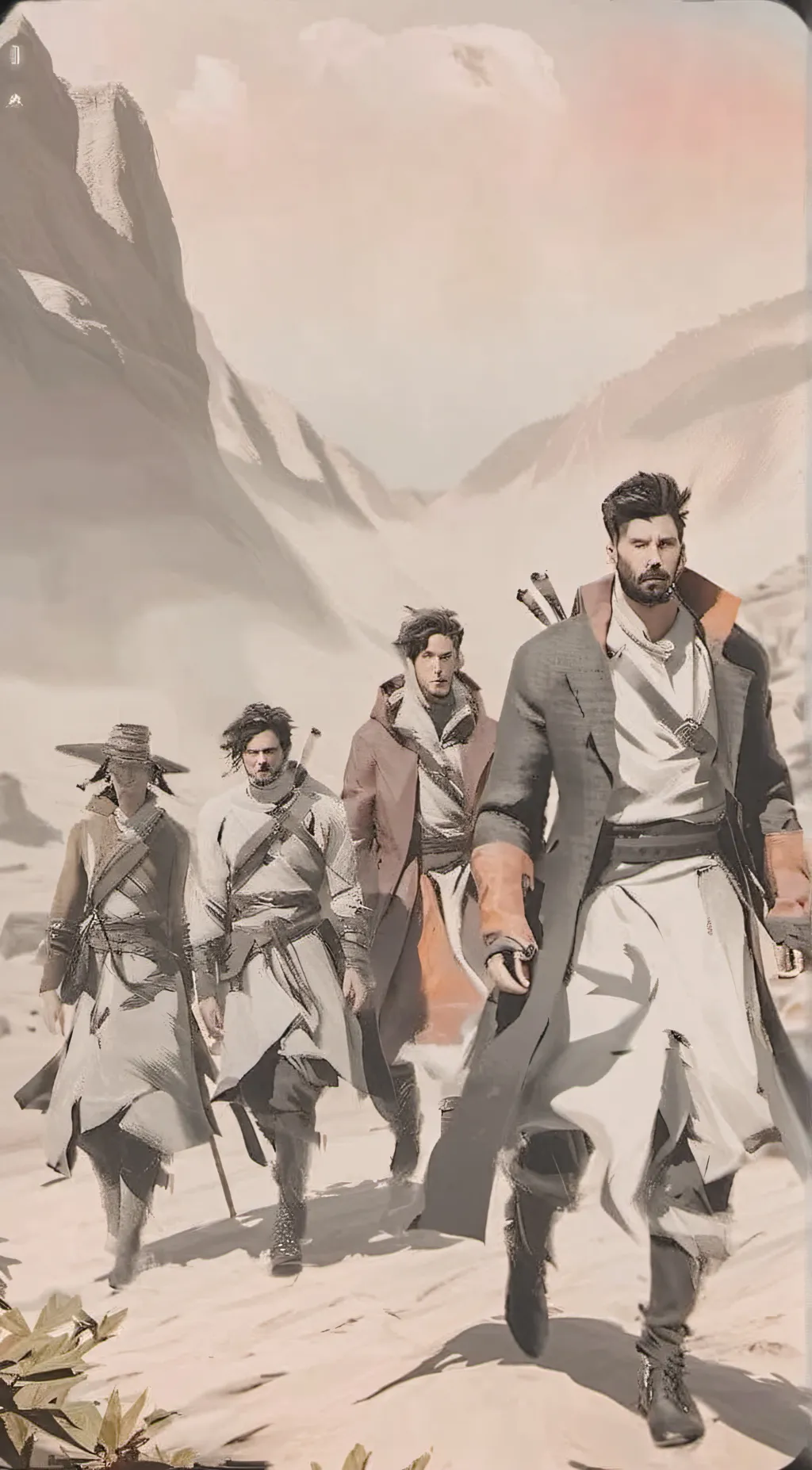 ai character: Outer banks background