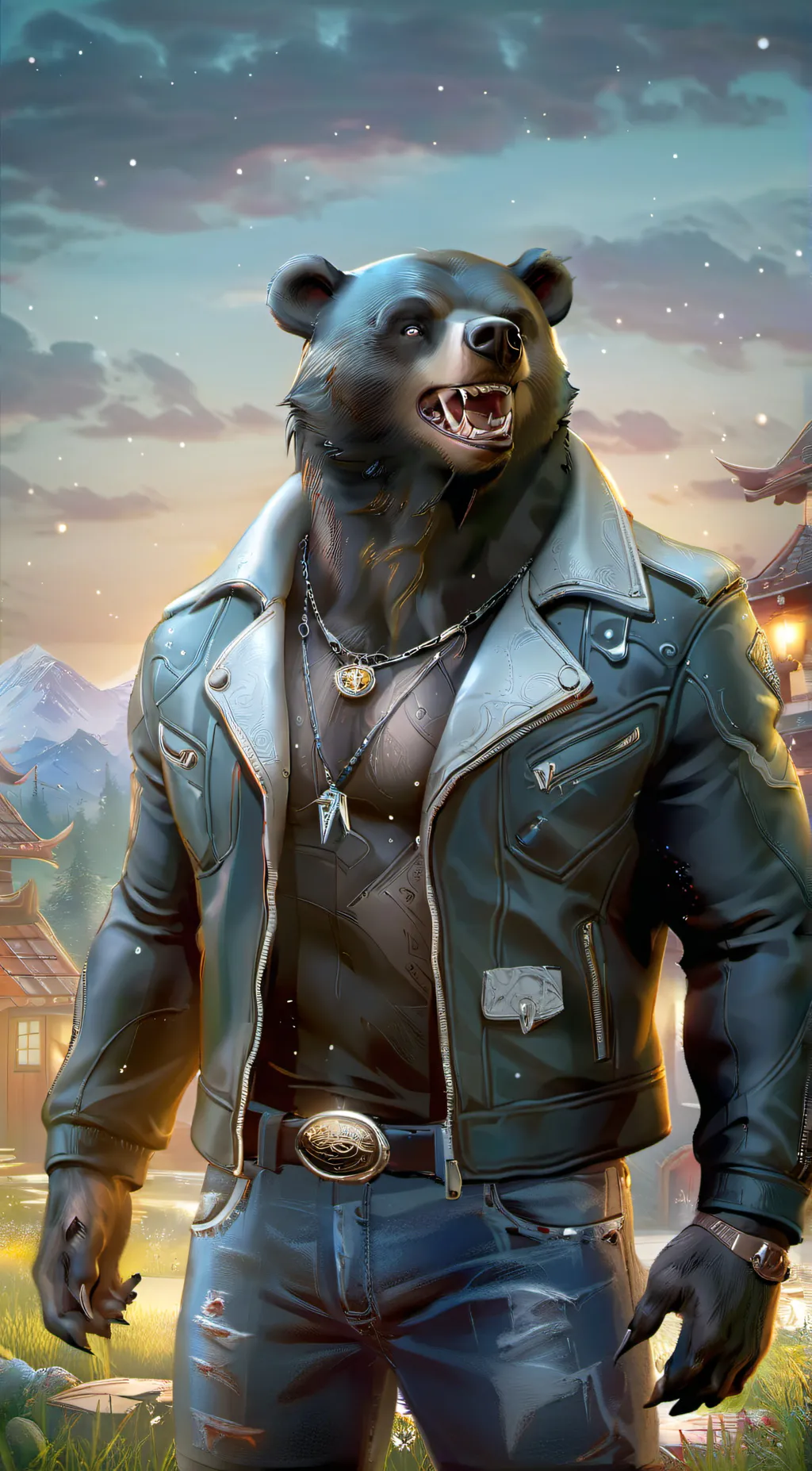 ai character: Striker background