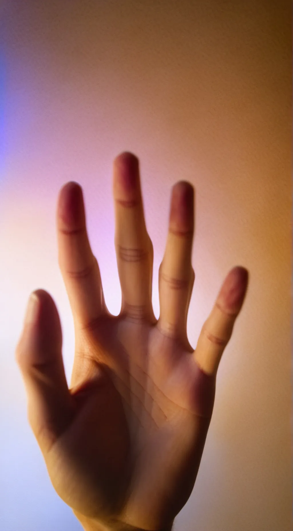 ai character: hand background