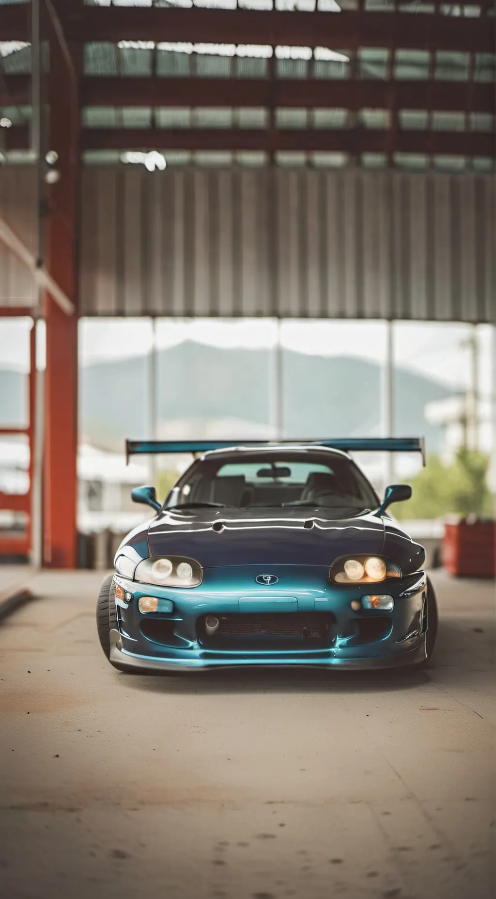 ai character: Toyota Supra background